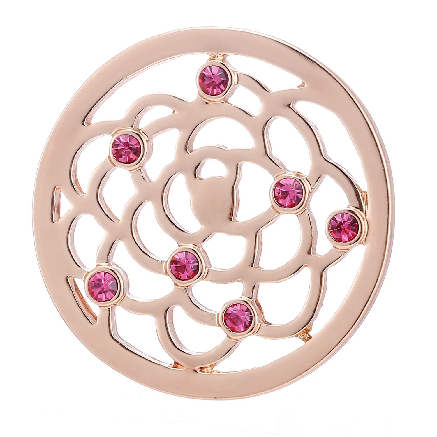 Morella Kette mit Anhänger Damen Halskette 70 cm mit Coin 33 mm (2-tlg), Si günstig online kaufen