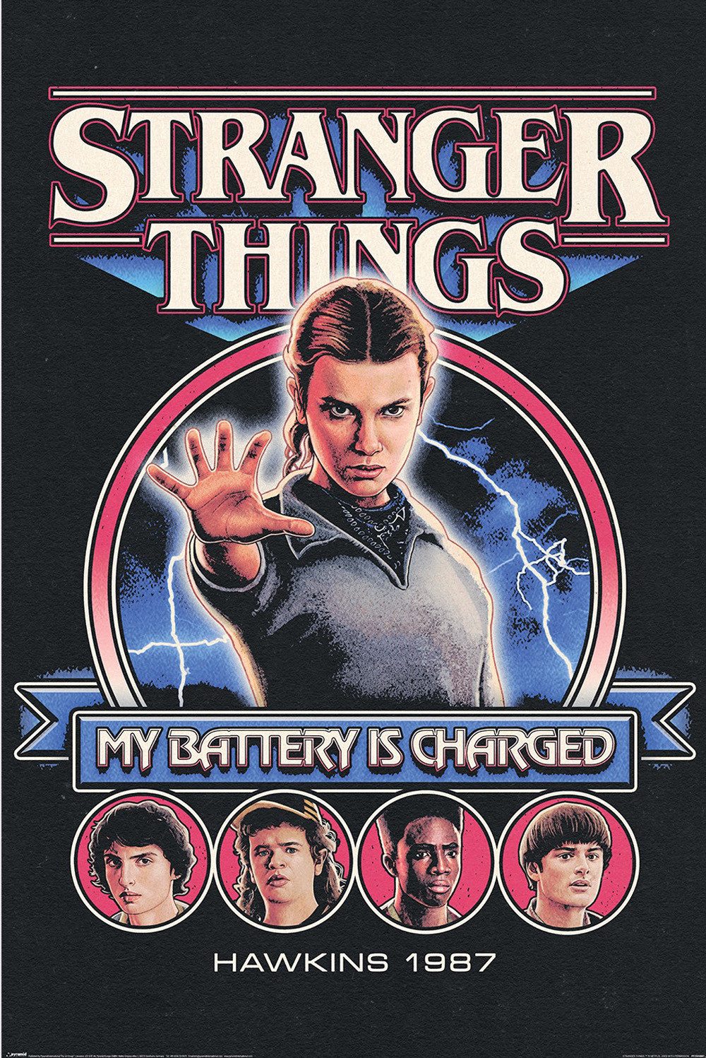 Poster Stranger Things - Staffel 5 - My Battery - Poster 61x91,5 cm