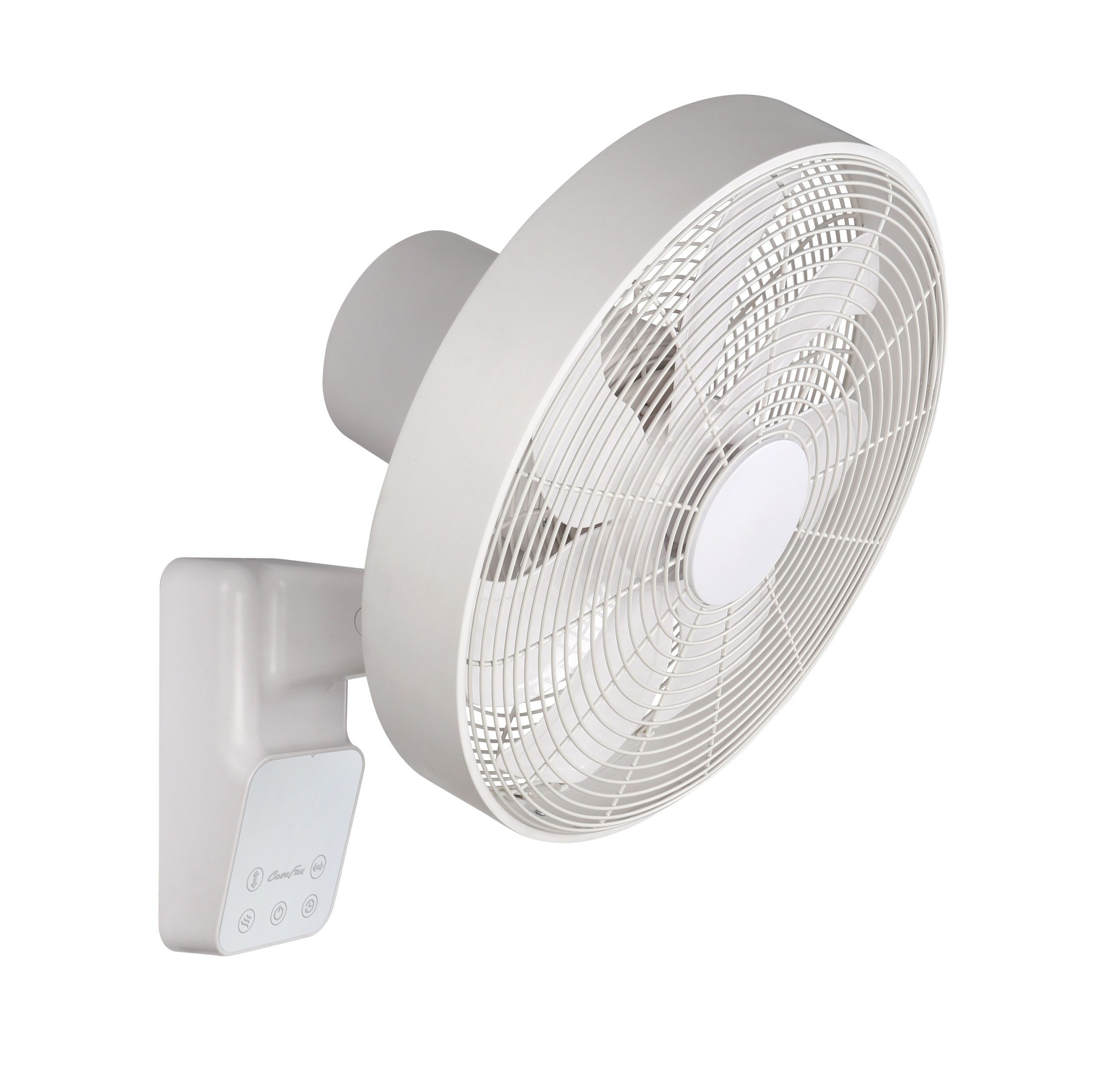 CasaFan Wandventilator Wandventilator Airos Eco Design Wall III Weiß, Timer