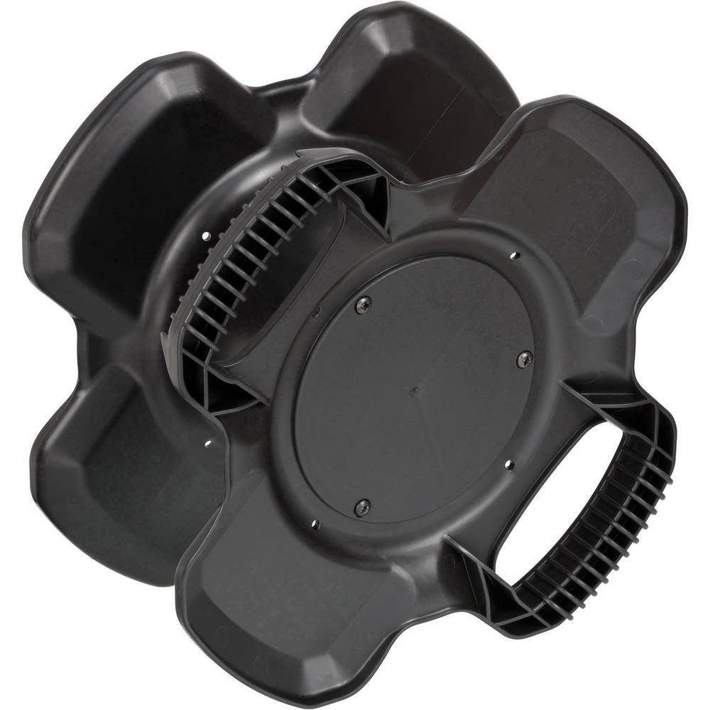 Brennenstuhl Gummi-Kabelhaspel Kompakt Leer Kabeltrommel, Ölbeständig, öl- und abriebfest, UV-Beständig