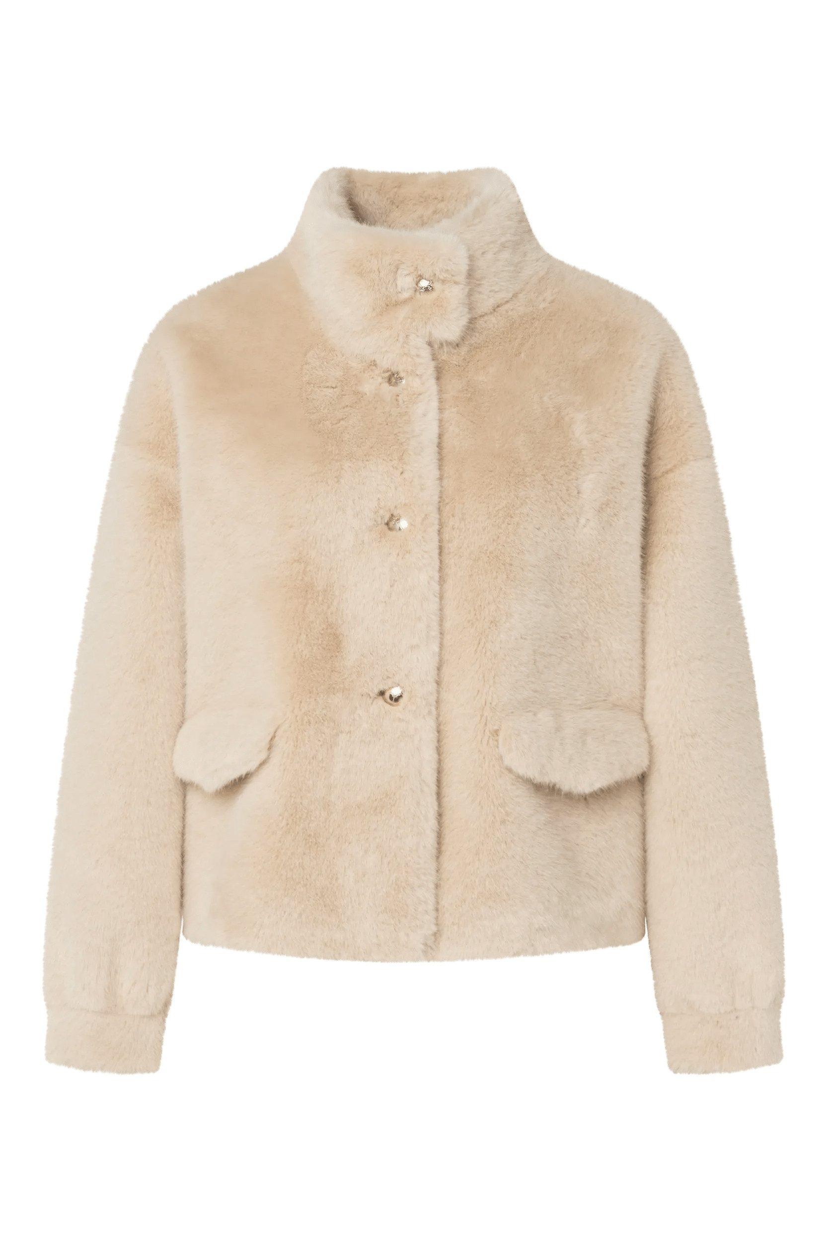 JOOP! Fellimitatjacke Olaya Regular fit mit Stehkragen