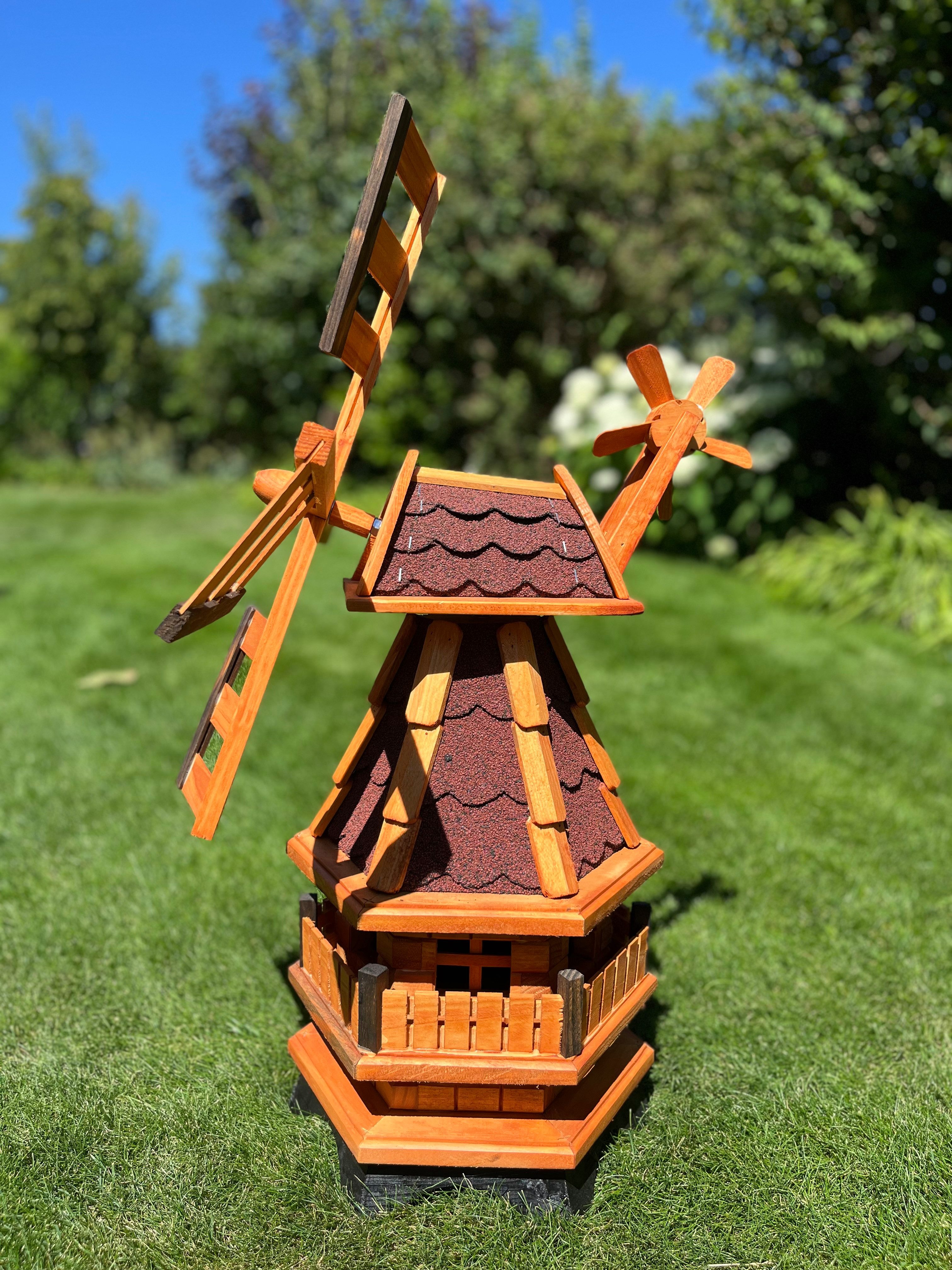 DSH DEKO SHOP HANNUSCH Gartenfigur Windmühle norddeutscher Art ab 80 cm in verschiedenen Varianten – Bild 2 von 5