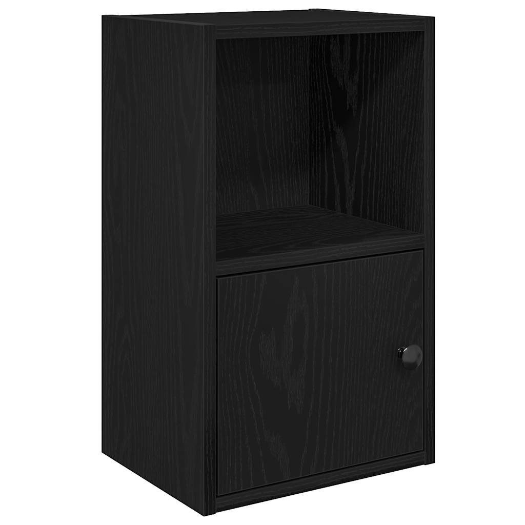 vidaXL Bücherregal Bücherregal Schwarz Eichen-Optik 31x24x52 günstig online kaufen
