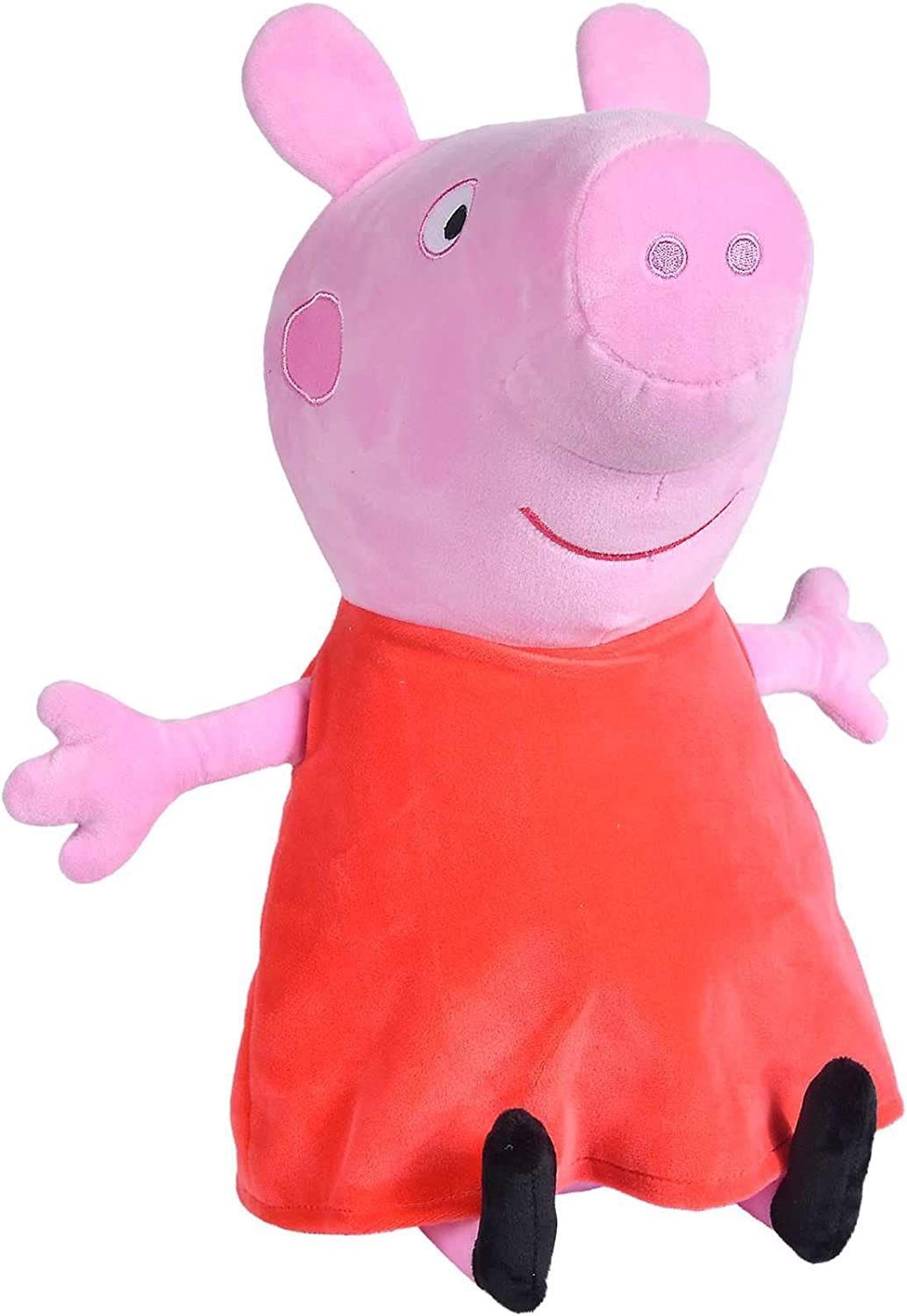 soma Kuscheltier Peppa Wutz Peppa Pig rosa XXL 30 cm Stofftie Kuscheltier (1-St), Super weicher Plüsch Stofftier Kuscheltier für Kinder zum spielen