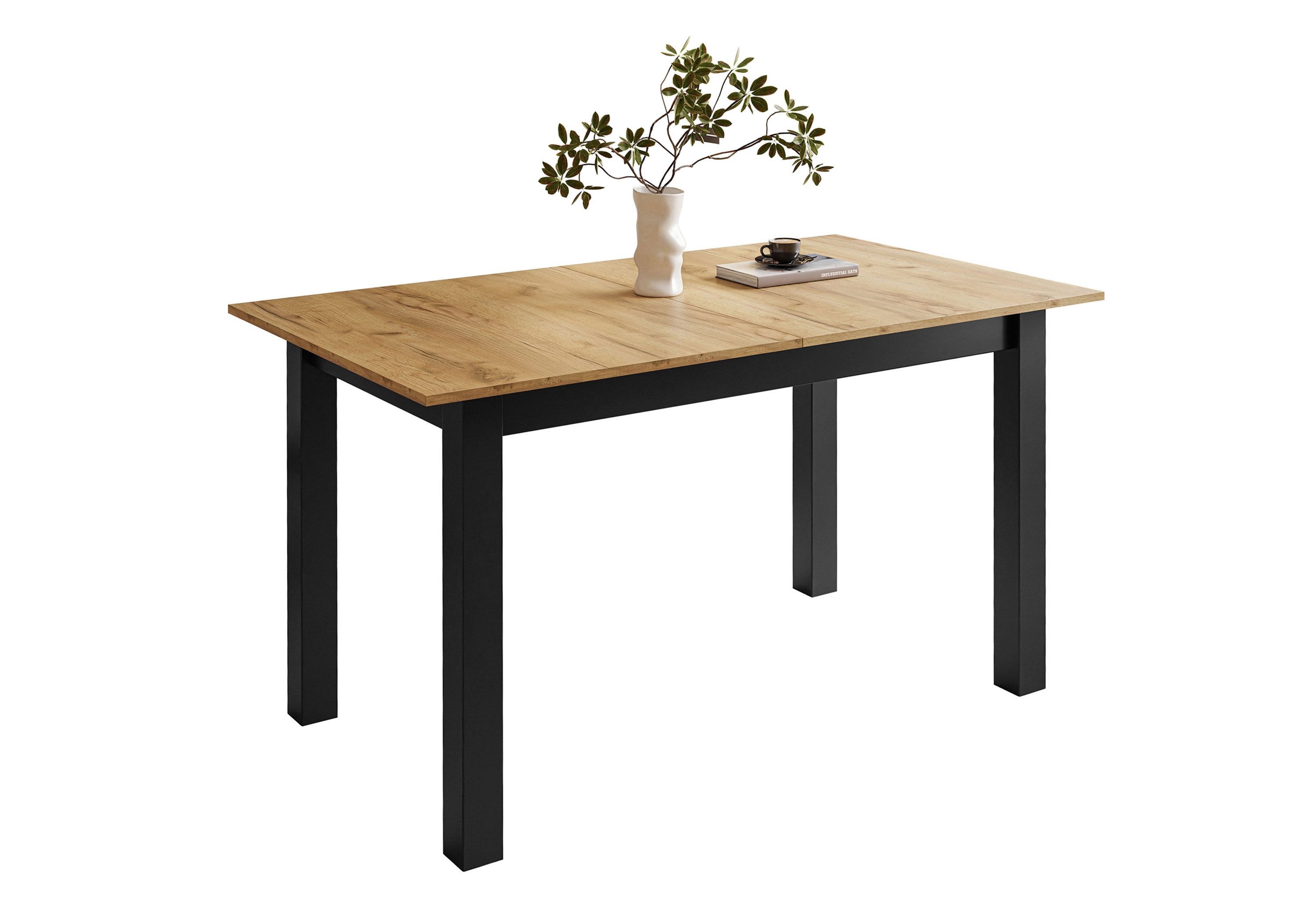 Lookway Klapptisch Ausklappbarer Tisch für 6-8 Personen Wohnzimmer ARTON 140 cm, Breite: 140-195