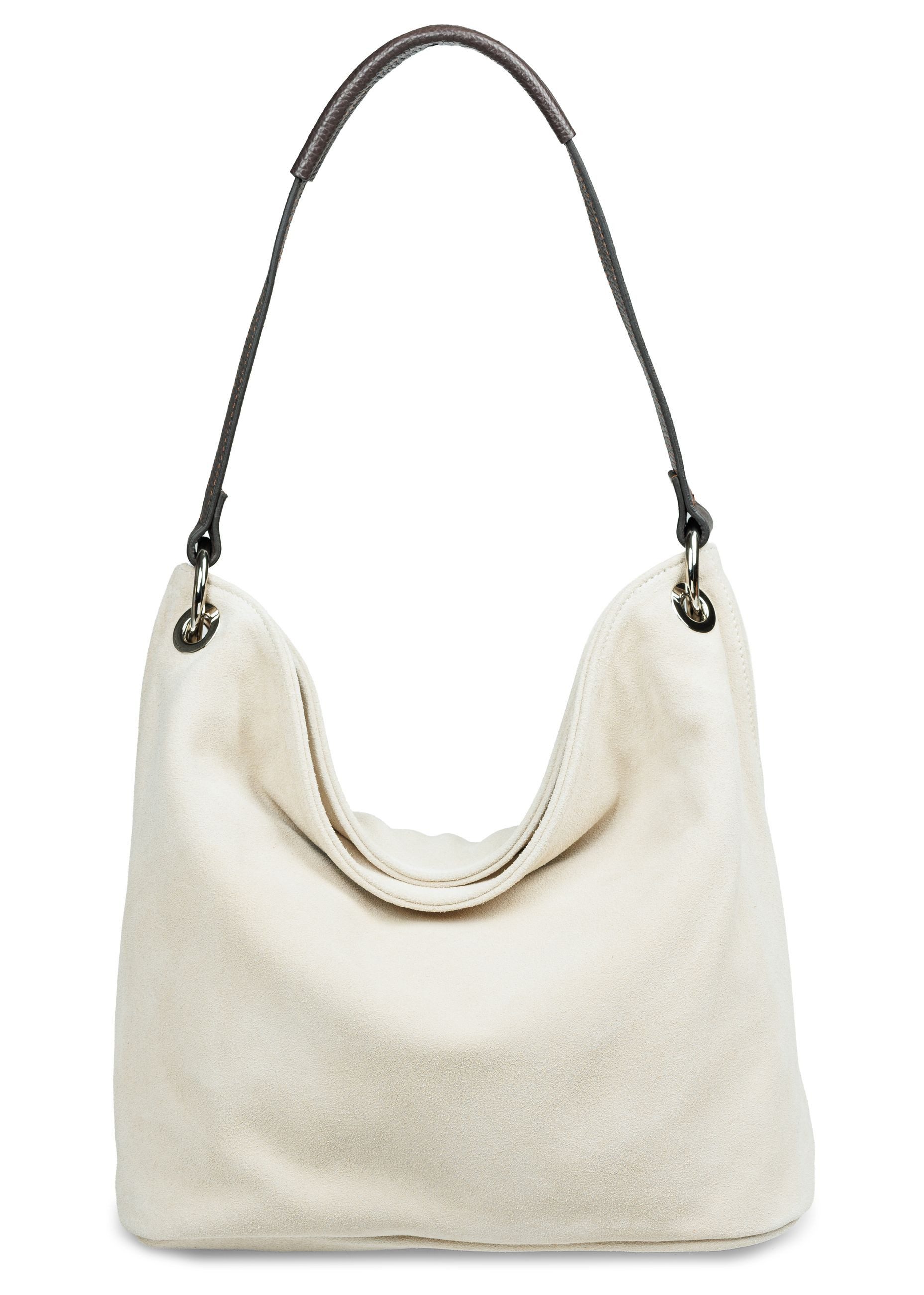 Schultertasche Damen Veloursleder Handtasche Klassisch - PREMIUM LINE - Modell No.580