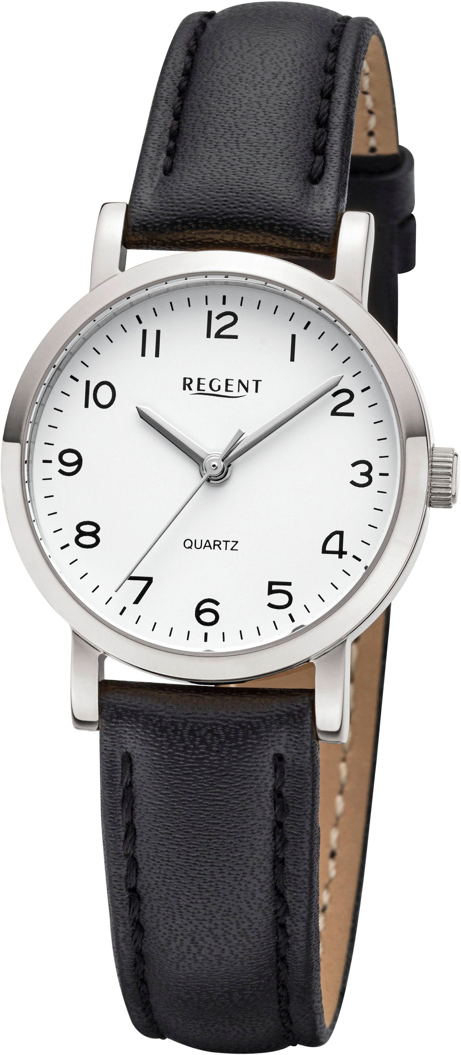 Regent Quarzuhr F936 - 79954019, Armbanduhr, Damenuhr, Mineralglas, Lederar günstig online kaufen