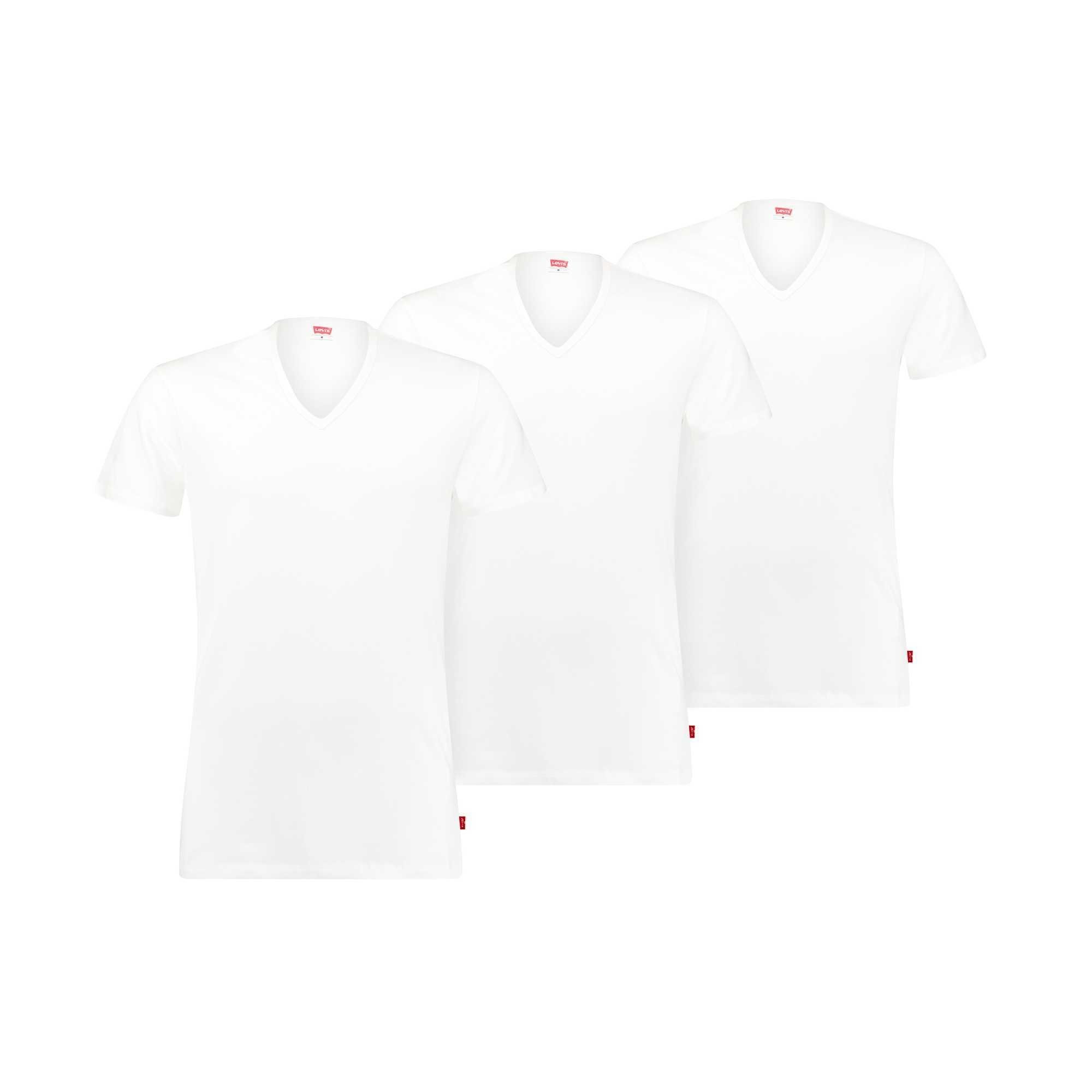 Levi's® T-Shirt Herren T-Shirts, 3er Pack - EOCM, V-Ausschnitt