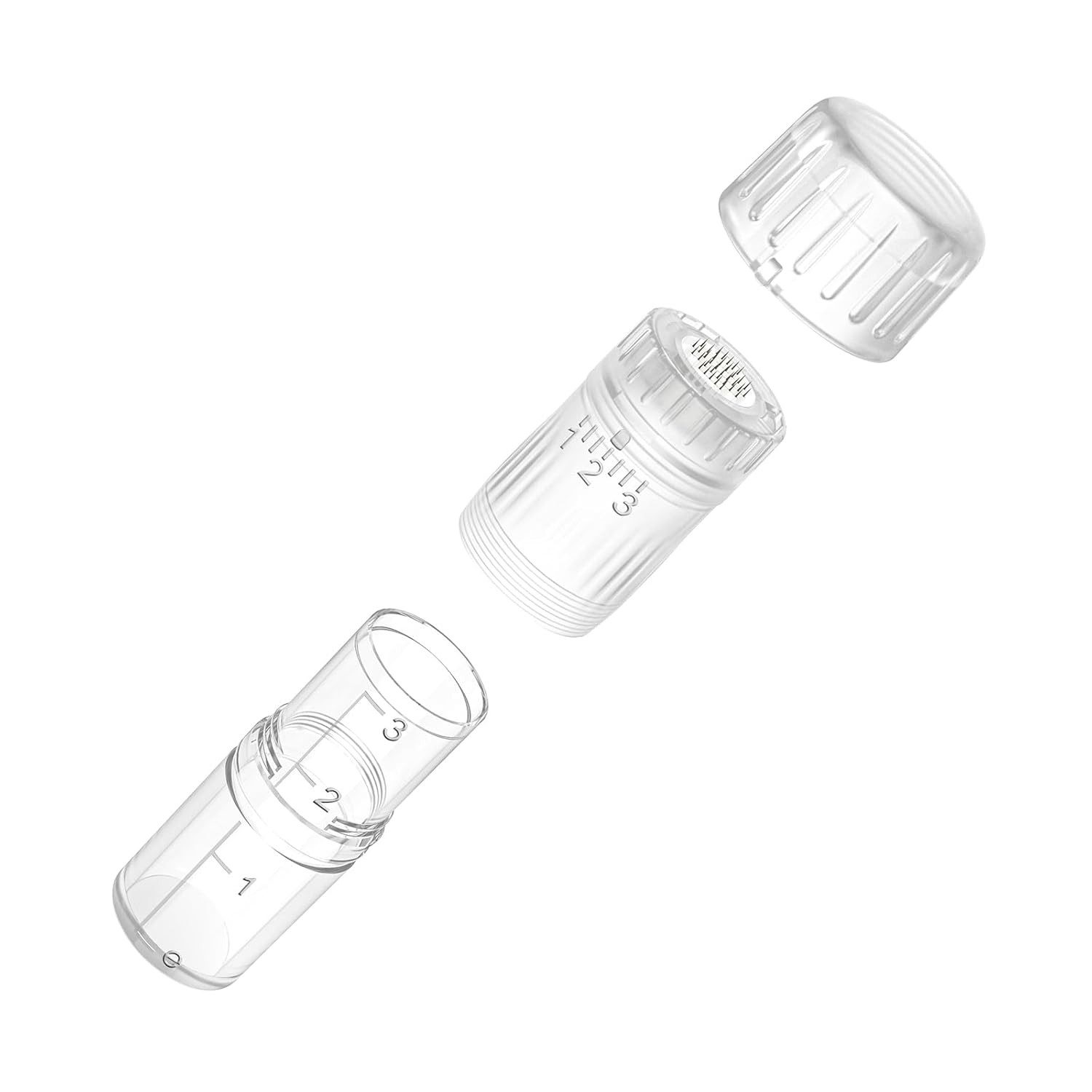 COOL-i ® Dermaroller Microneedling Pen mit Serum-Auftrag – Kabelloser, 5 Stufen, Serum gleichmäßig auf Gesicht und Körper auftragen.A3