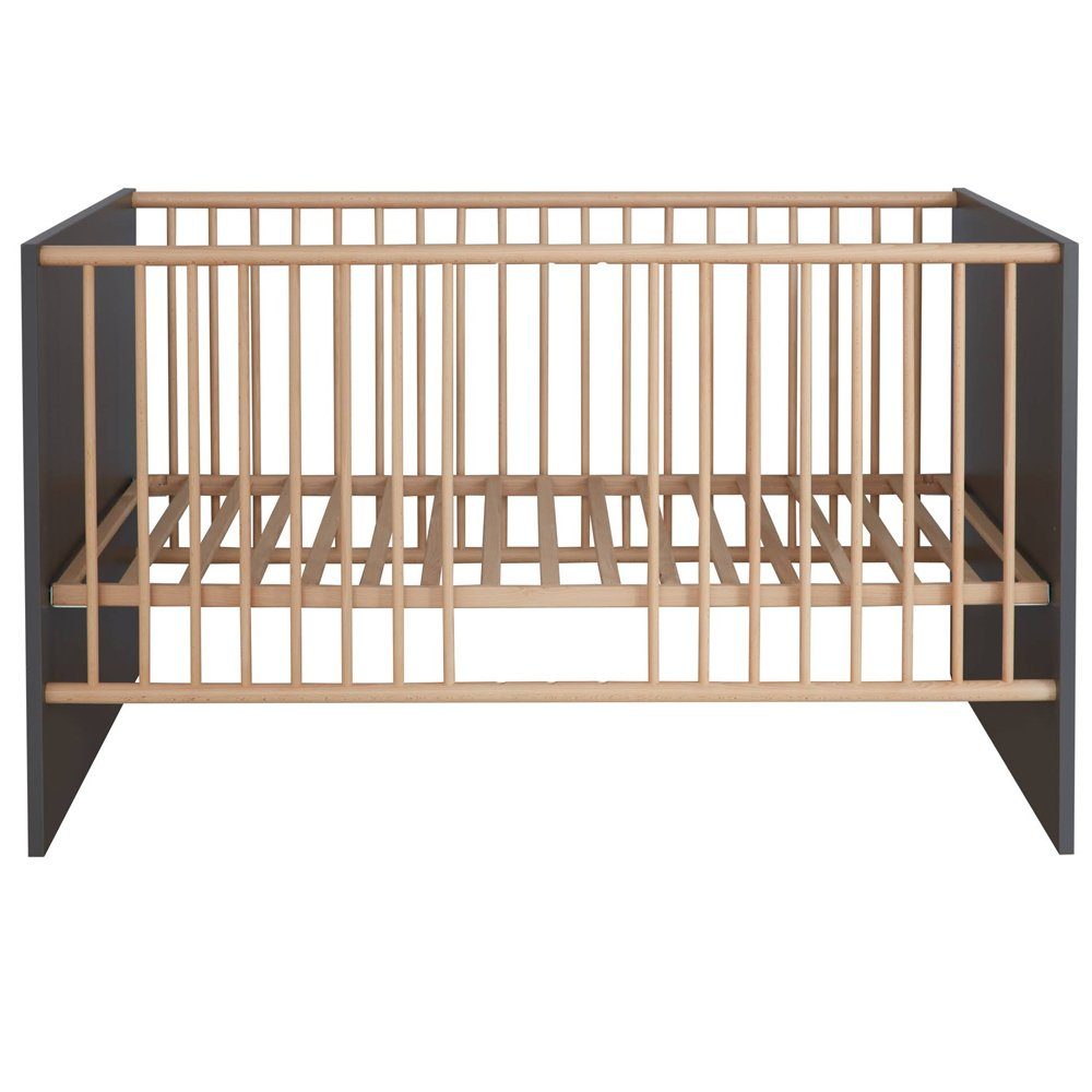 Lomadox Babybett MANISA-19, Grau 144/83/78 cm. Reduzierter Preis € 295,46. Unverbindliche Preisempfehlung € 373,99