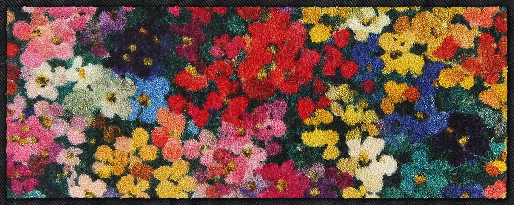 Salonloewe Läufer Läufer 30x75 Mille Fleurs Bunt, Läufer Mini, Höhe: 300 mm