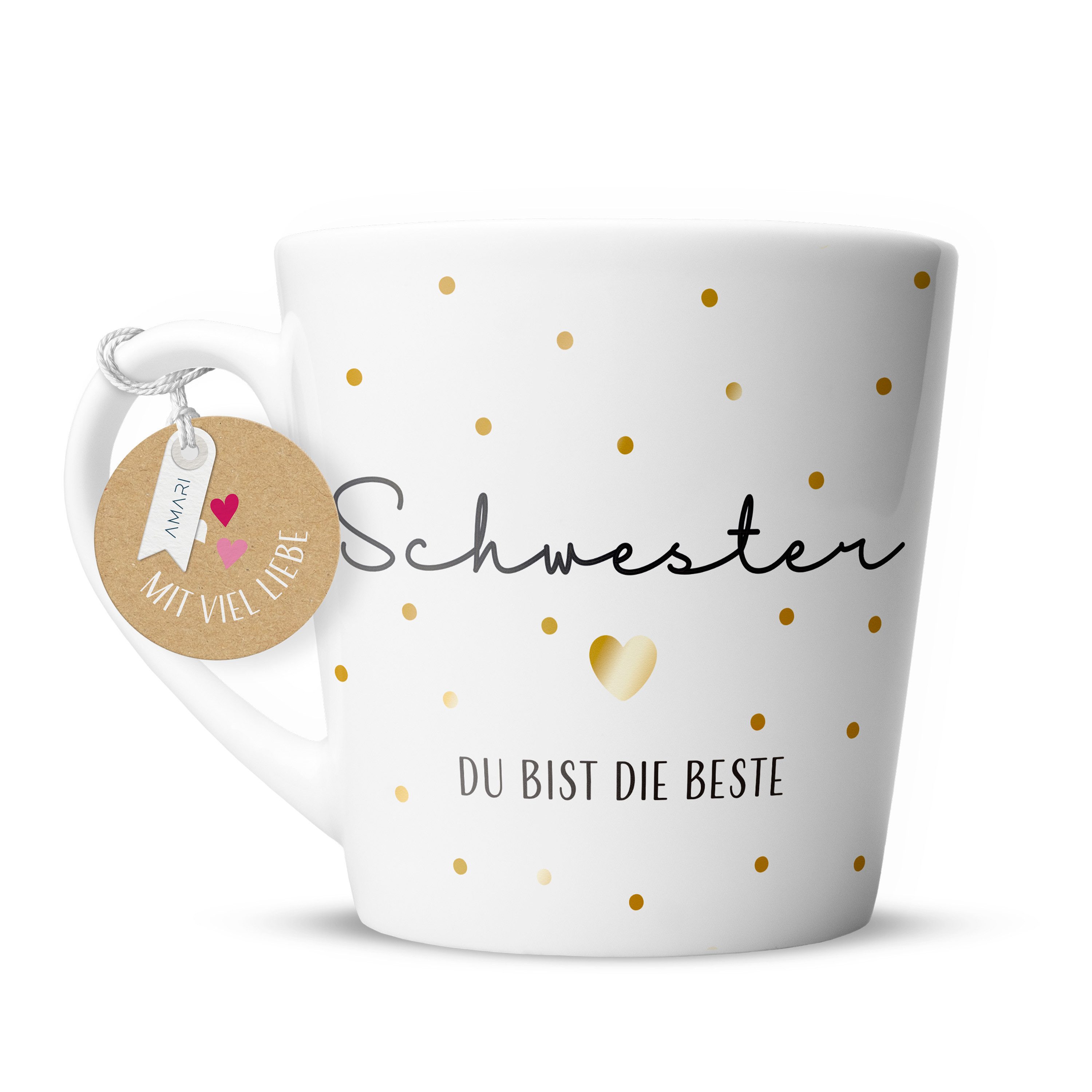 Amari Tasse AMARI ® Schwester Tasse - Perfektes Geschenk für die Schwester