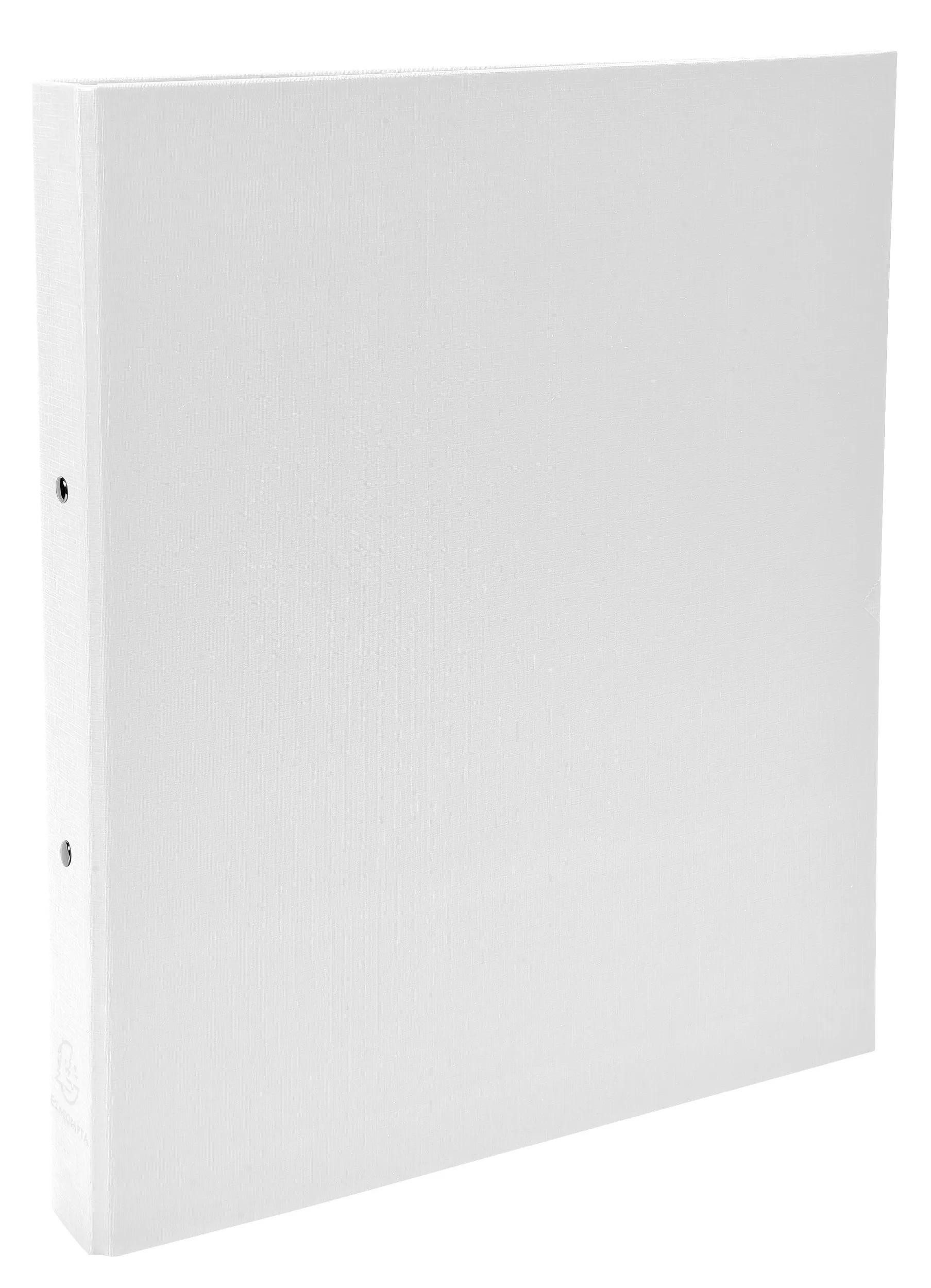 Ringbuchmappe 20x Ringbuch PP 18mm 2Ring 30mm Rücken 40mm 32x26cm A4 Weiß 54378E