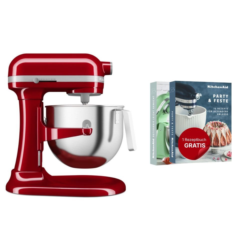 KitchenAid Küchenmaschine KitchenAid Küchenmaschine mit Schüsselheber 6,6 L Heavy Duty 5KSM70JPX