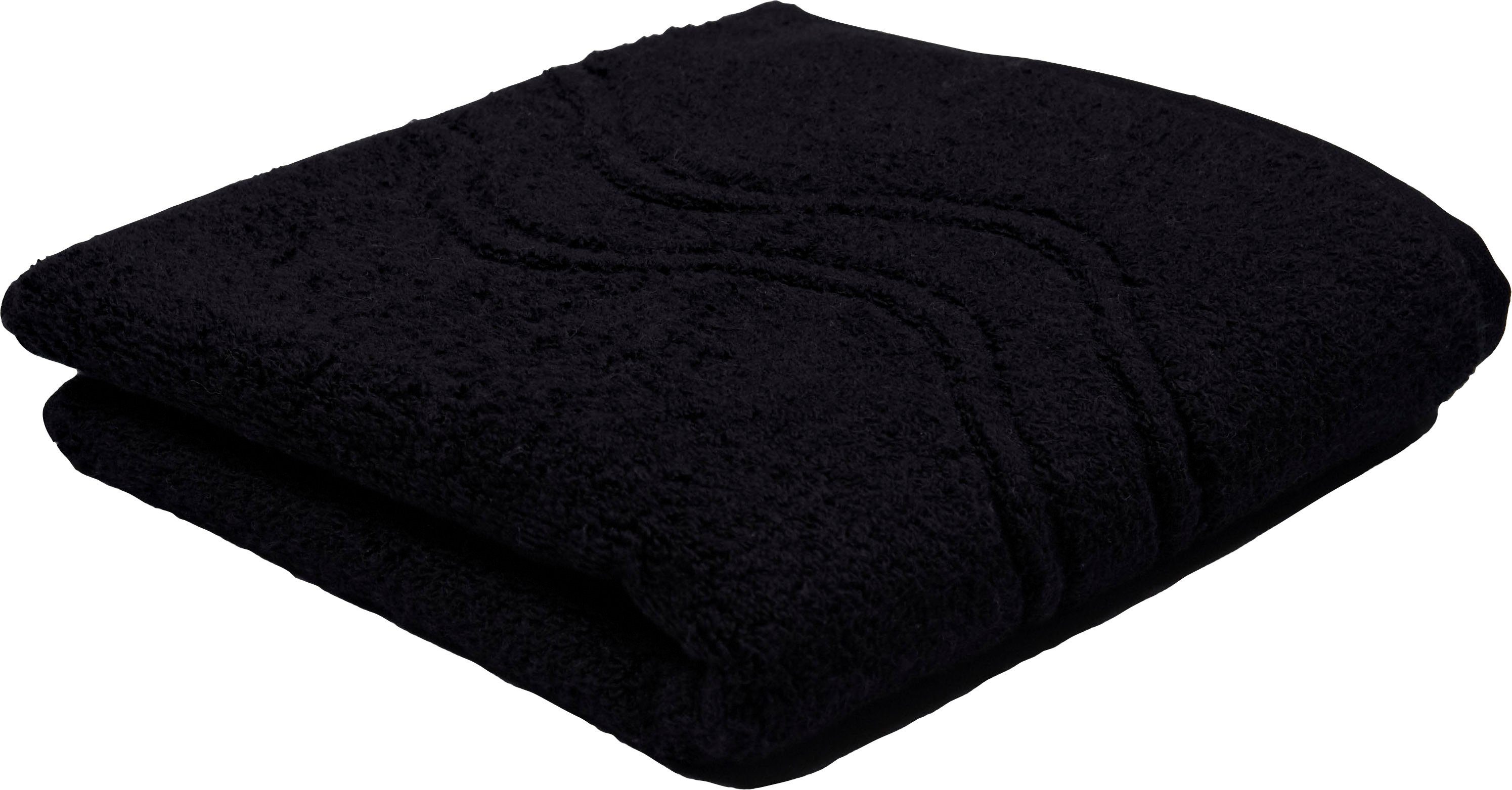 ROSS Duschtuch Cashmere feeling, Frottier (1-St), 100% Baumwolle, mit Wellen-Bordüre, große Farbauswahl