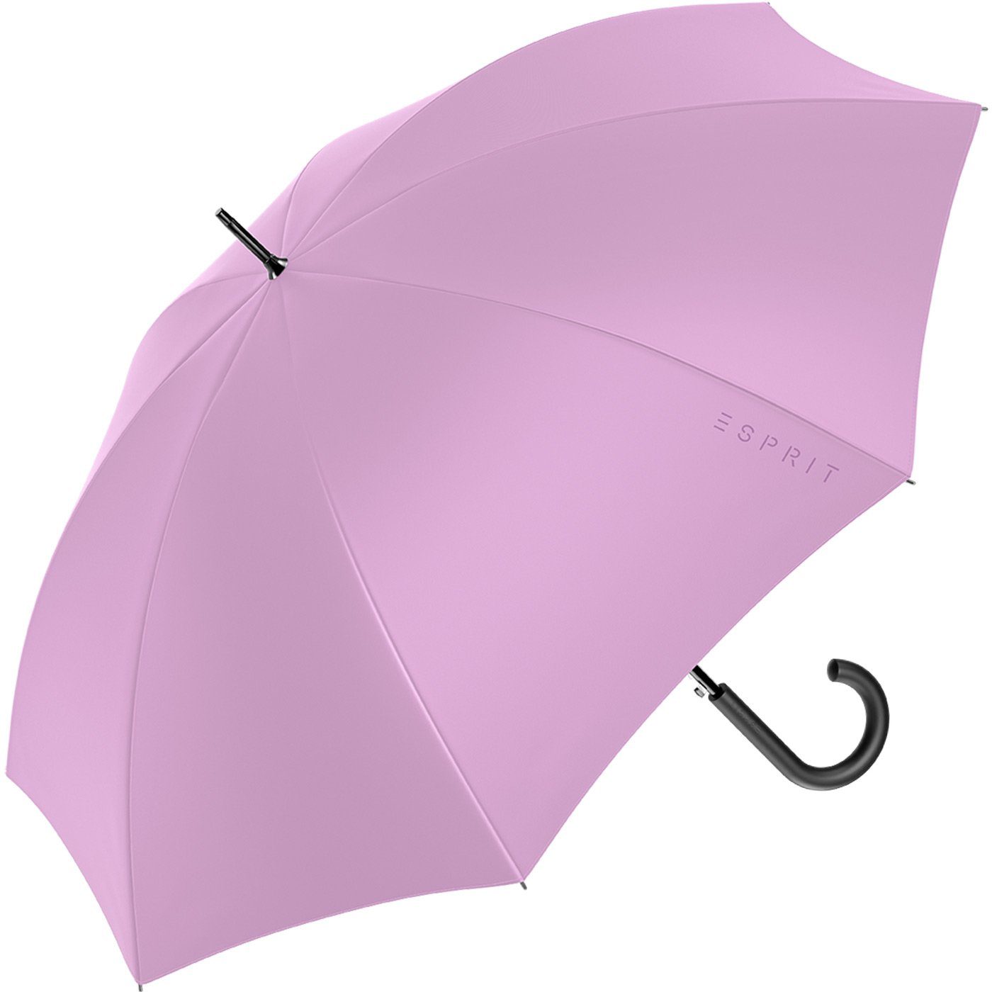stabil, 2023, mit violett Automatik Langregenschirm FJ Damen-Regenschirm den groß in und Esprit Trendfarben