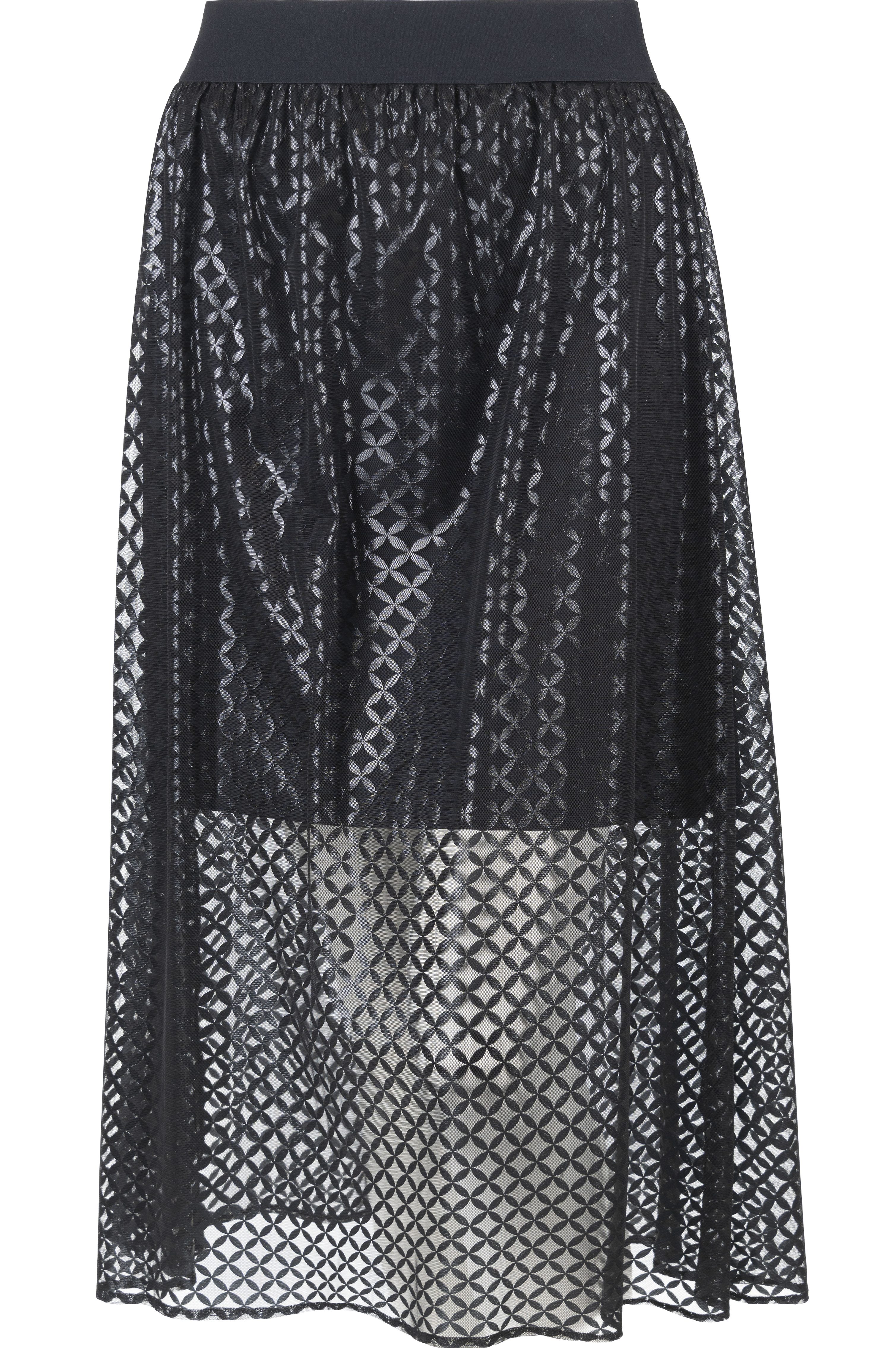 Sportalm Kitzbühel Schlupfrock Regular fit mit transparentem Überrock