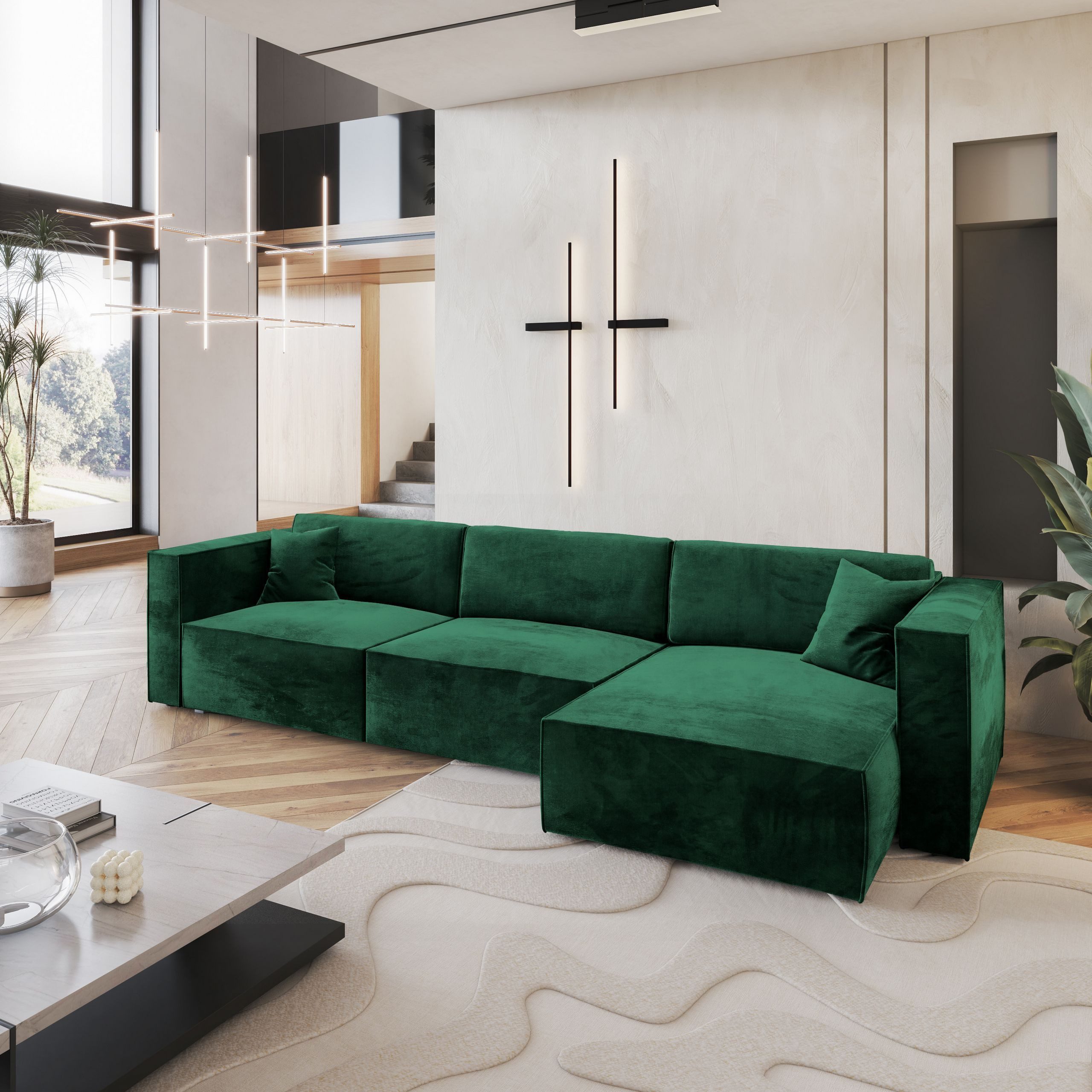 Masseno Ecksofa TOLMO mit Schlaffunktion L-Form, günstig online kaufen