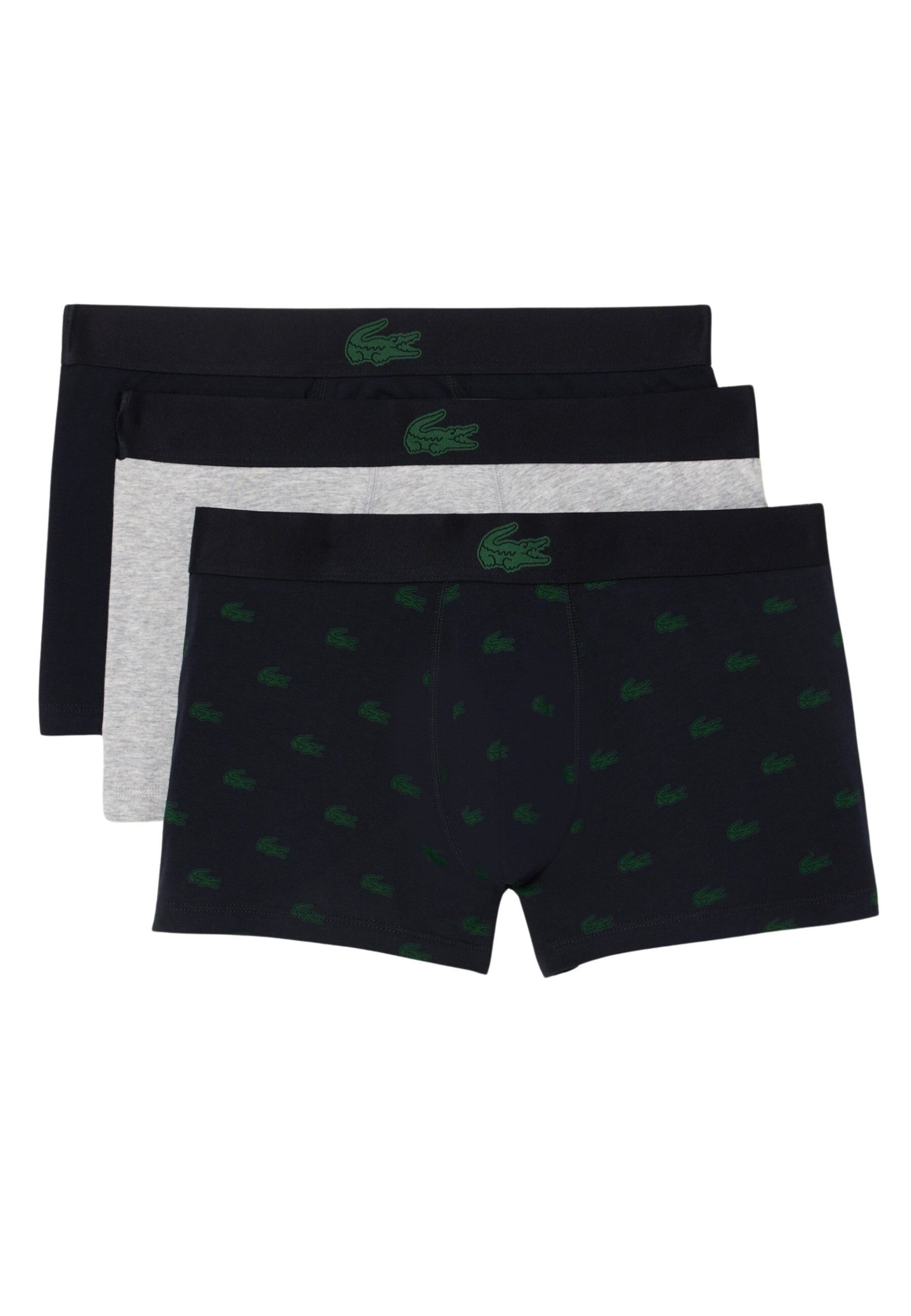 Lacoste Boxershorts Unterhose Trunks 3 Pack günstig online kaufen