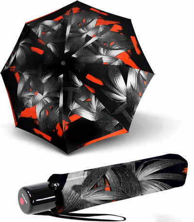 Knirps® Taschenregenschirm »Slim Duomatic mit Auf-Zu-Automatik - Shanghai fire«, immer mit dabei, passt in jede Tasche