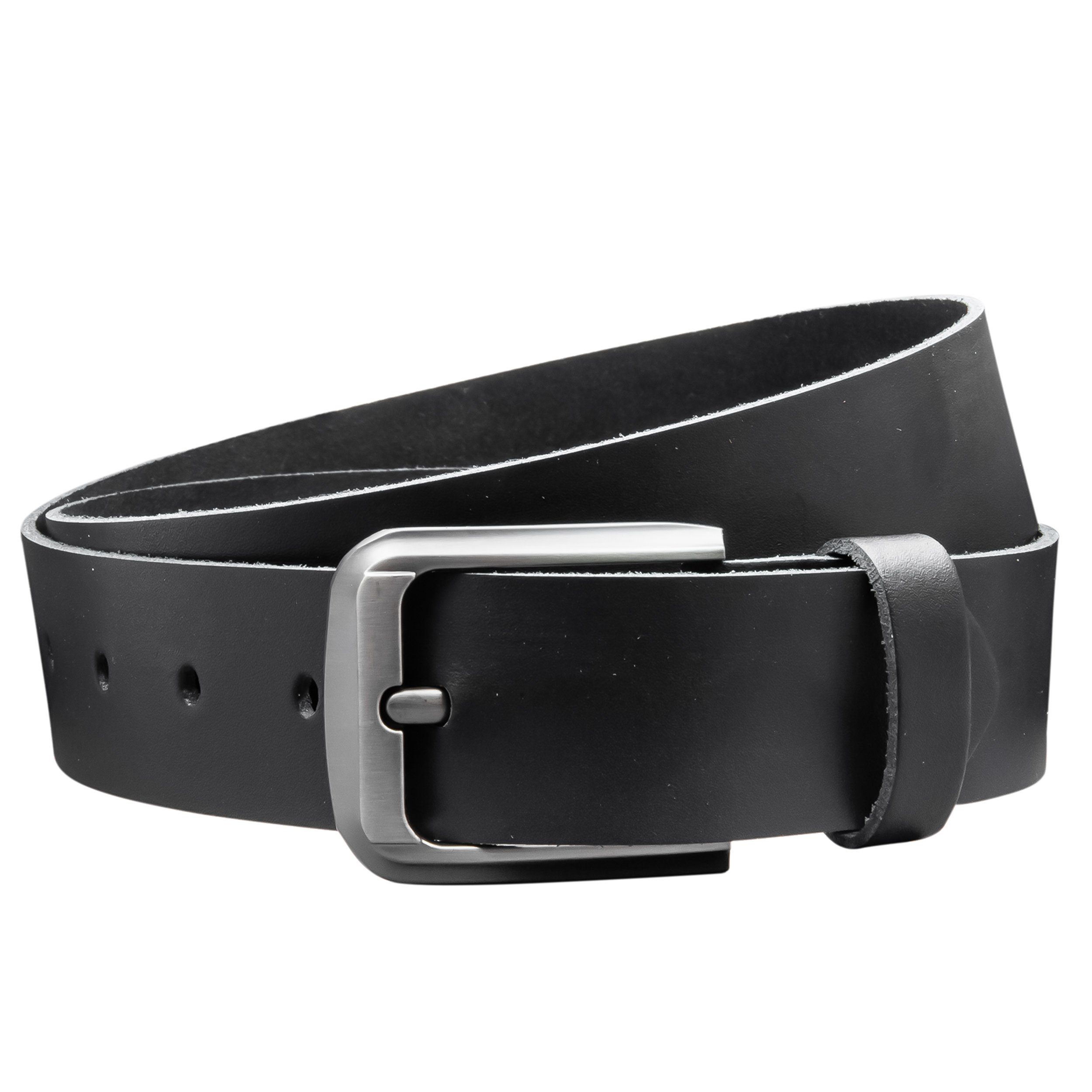 COLOGNEBELT Ledergürtel OM55-SL-Schwarz MADE IN GERMANY, günstig online kaufen