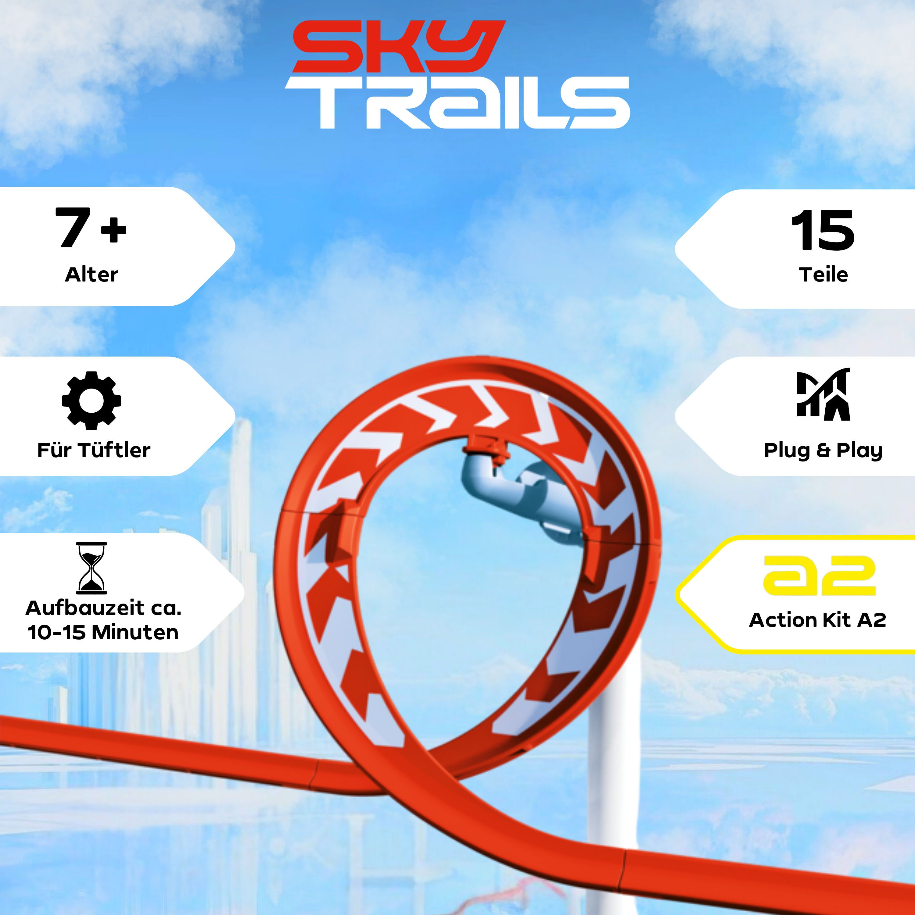 Playmobil® Looping a2 (71972), Sky Trails Konstruktions-Spielset, (15 St), günstig online kaufen