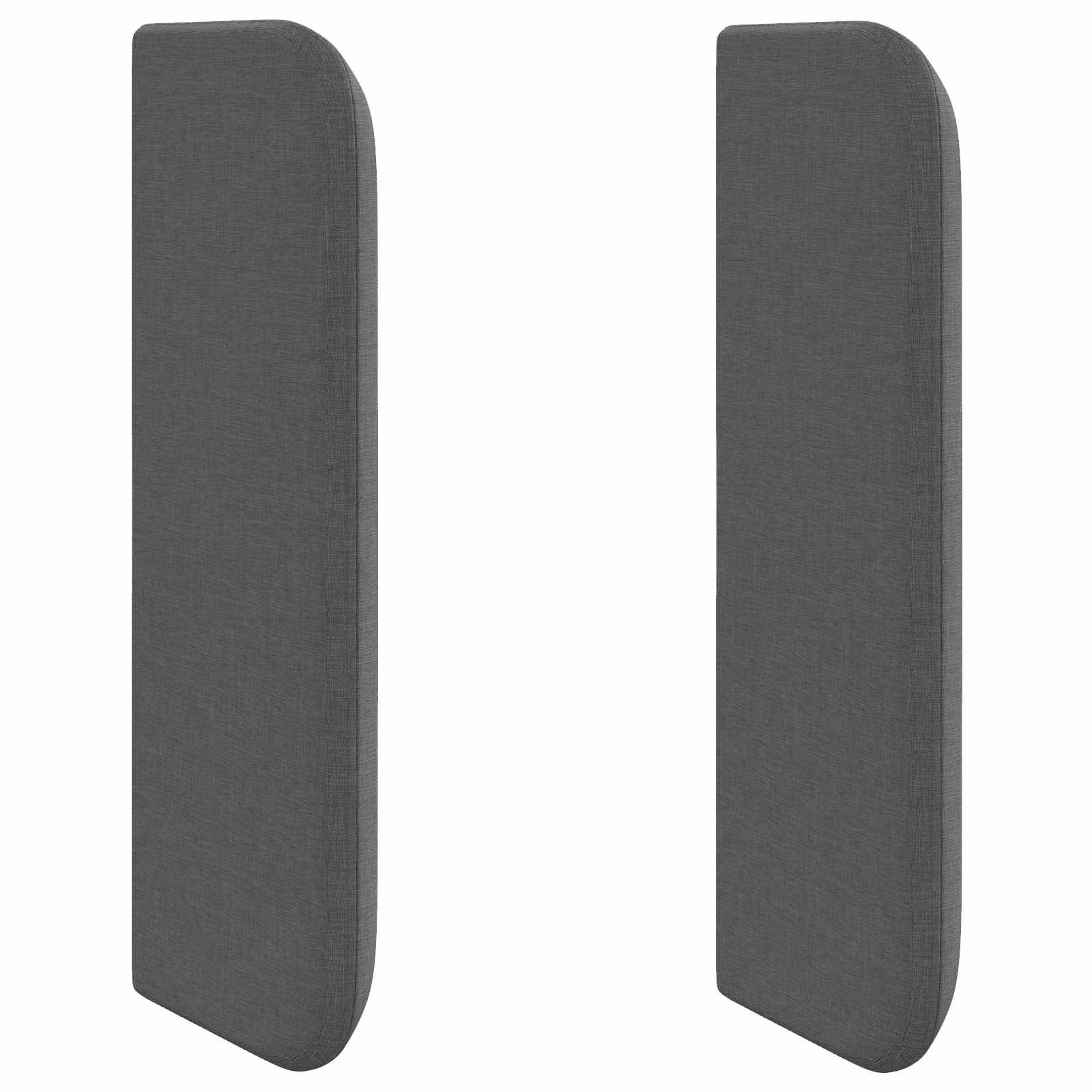 vidaXL Betthimmel Kopfteil Ohr Dunkelgrau 40,5 x 40,5 x 4 cm Stoff (1-tlg)