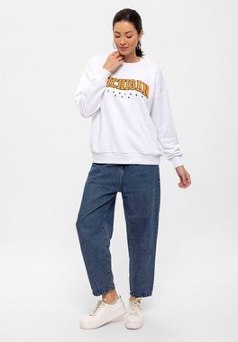 STYLEOVER Sweatshirt Sweatshirt mit Rundhalsausschnitt