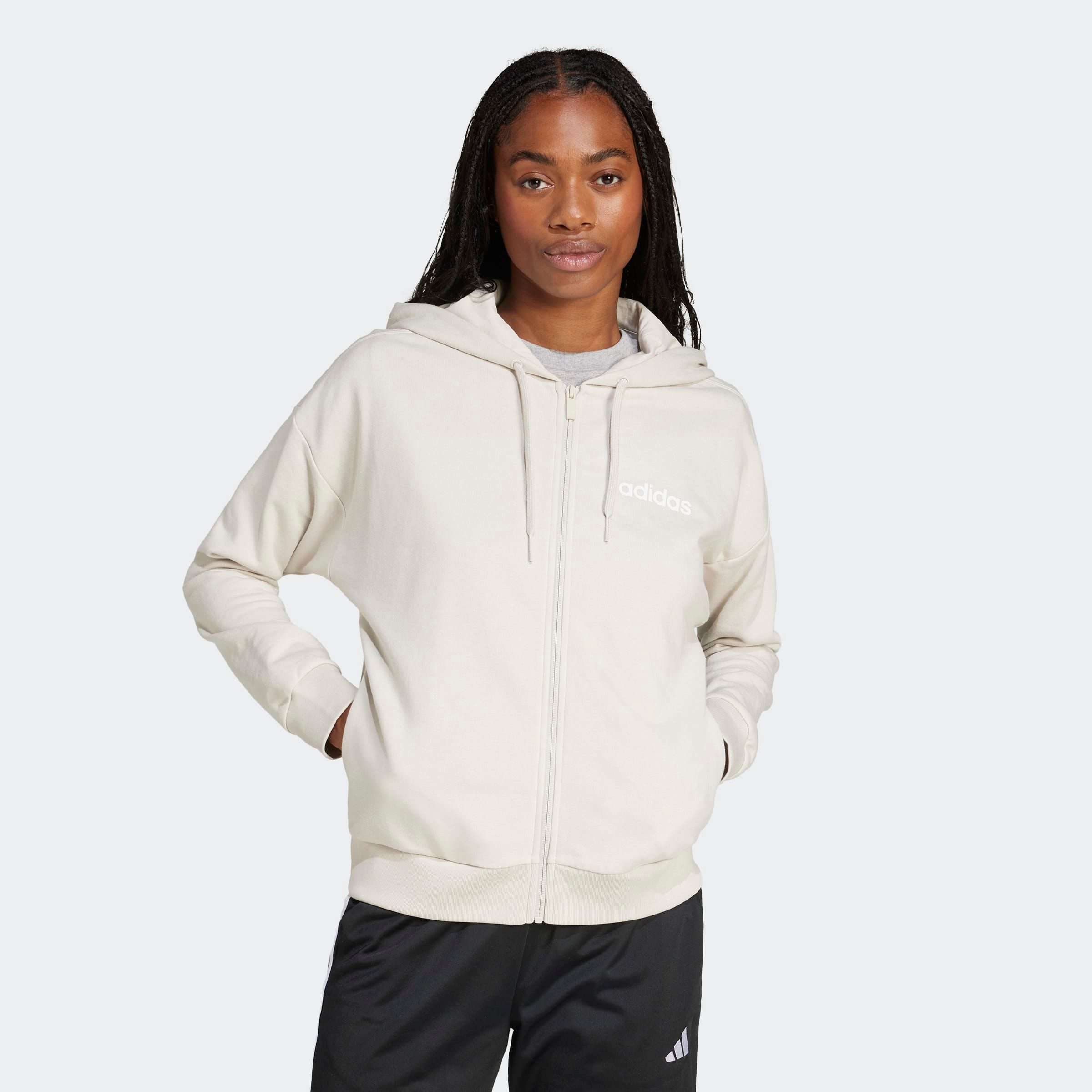 adidas Sportswear Kapuzensweatshirt W LIN FT FZ HD