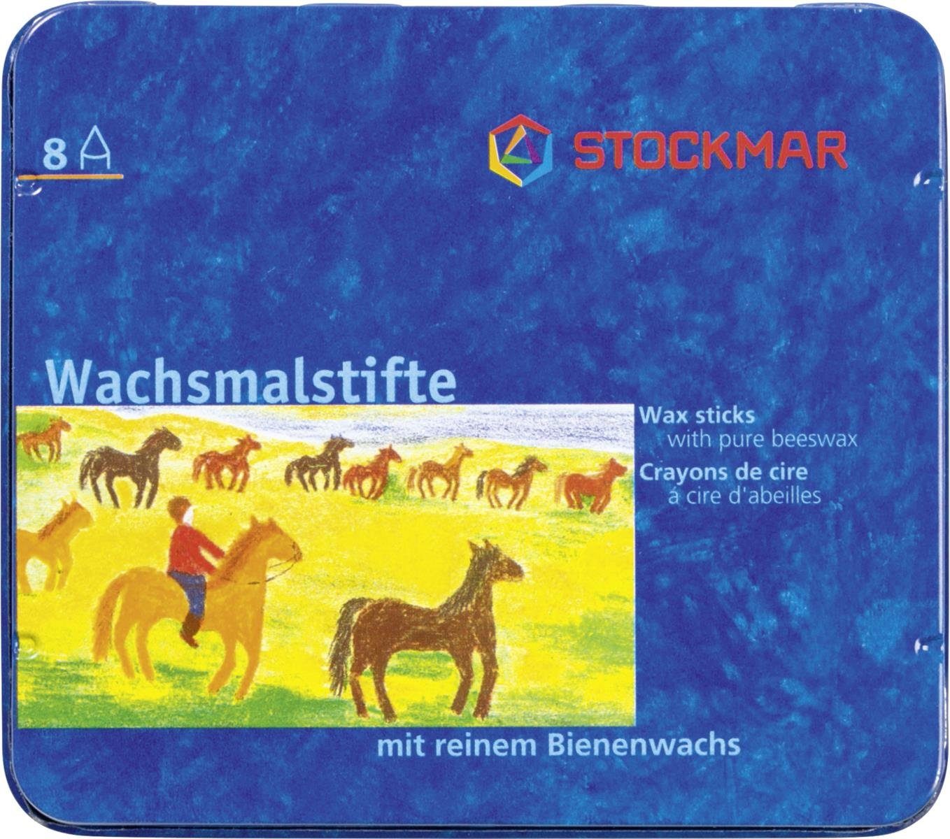 Stockmar Wachsmalstift 10X Stockmar 204884208 Wachsmalstift 8er sort
