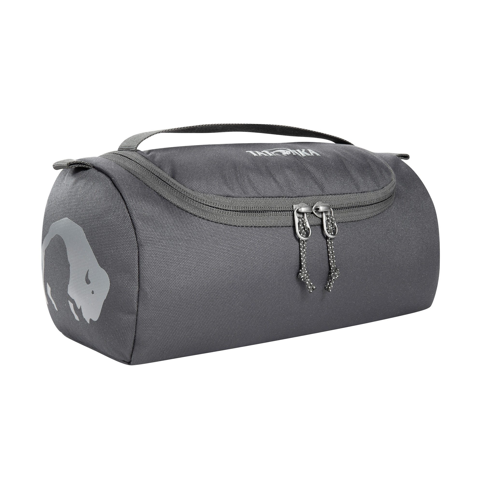 TATONKA® Kulturbeutel Care Barrel, Waschtasche mit Hauptfach, Innentaschen und unzerbrechlichem Spiegel