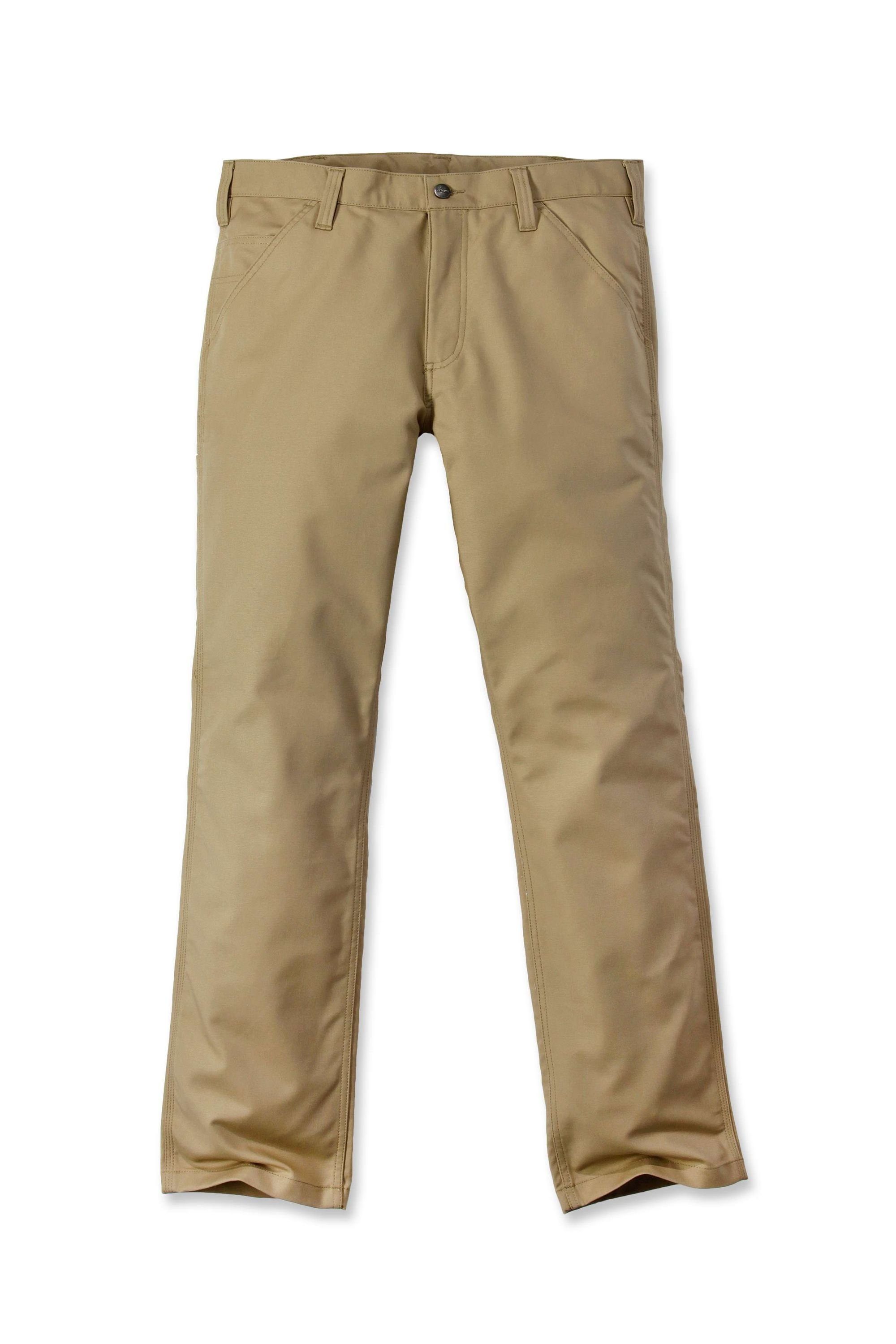 Carhartt Arbeitshose Rugged Stretch Canvas Pant (1-tlg) dark khaki