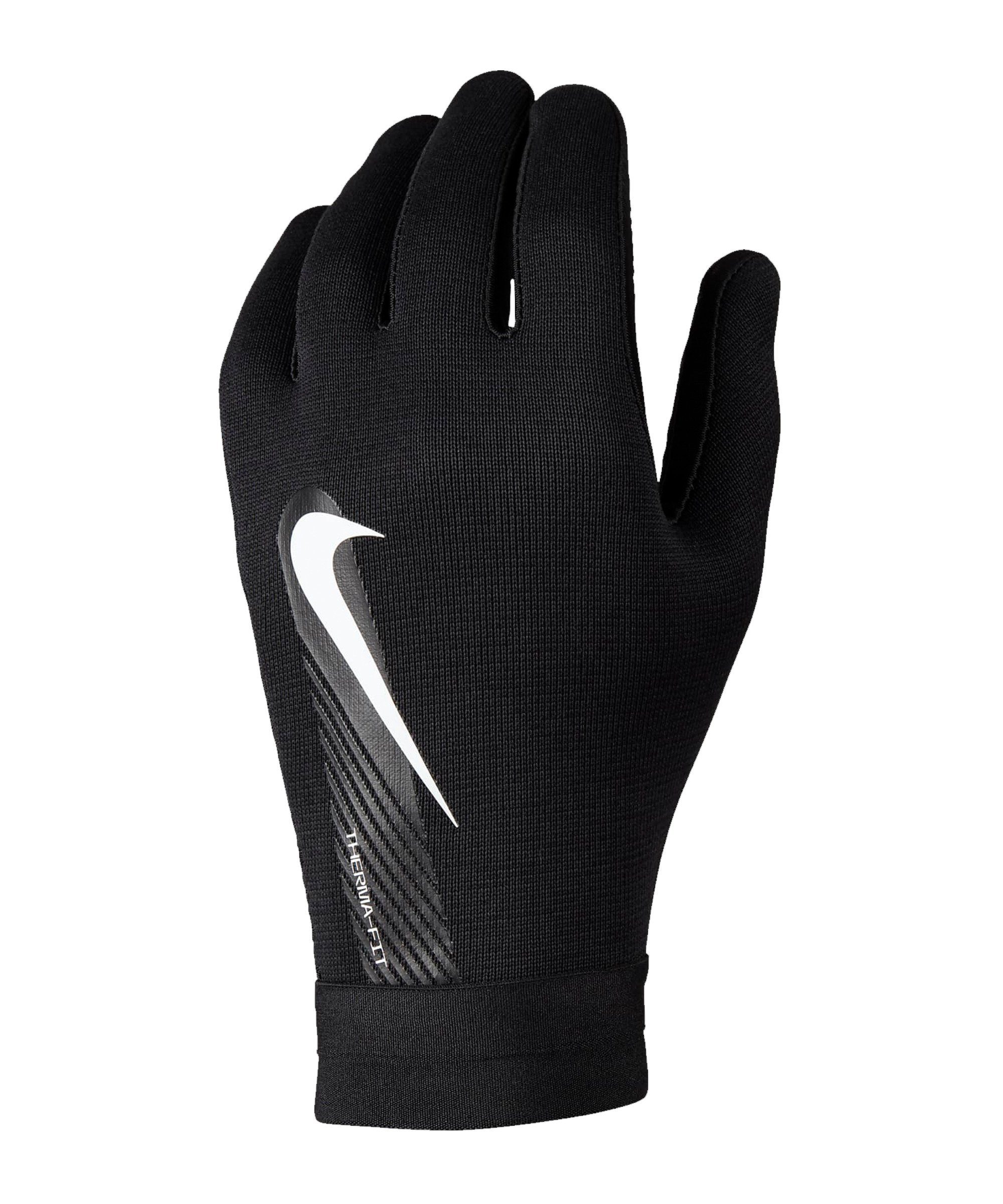 Nike Feldspielerhandschuhe Academy schwarzschwarzweiss Spielerhandschuh Therma-FIT