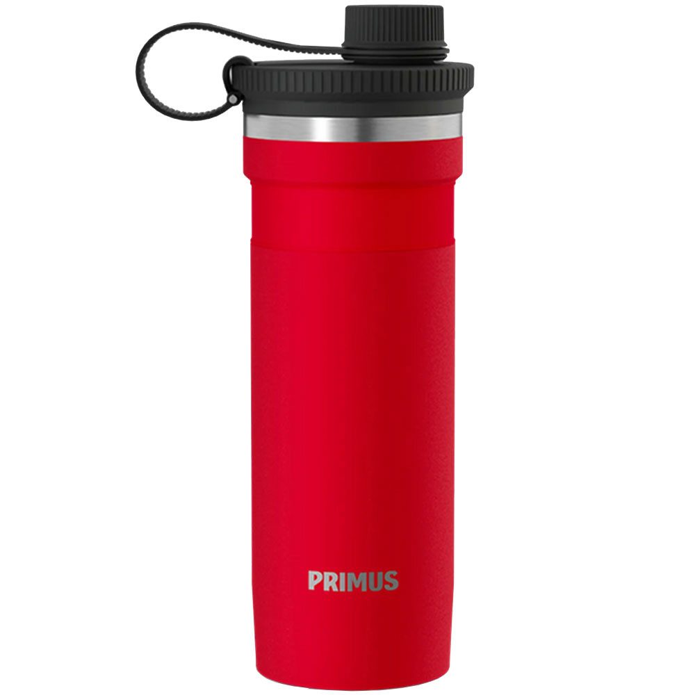 Primus Trinkflasche Mika Insulated Bottle 0.5L Trinkflasche Rote Thermoskanne, Thinsulate - dünnes aber sehr gut isolierendes Material