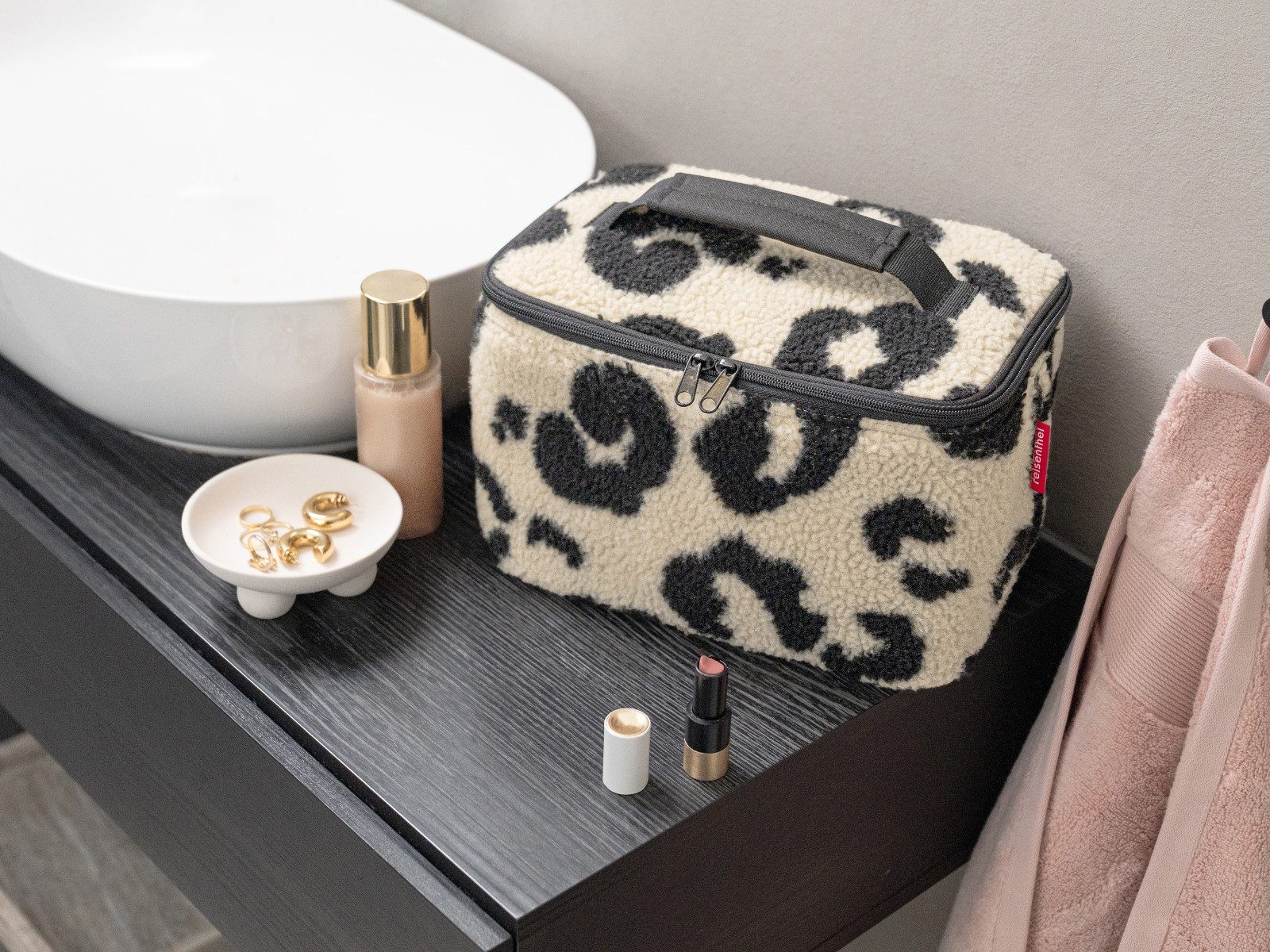 REISENTHEL® Kosmetiktasche cosmetic case teddy leo cream – Bild 4 von 4