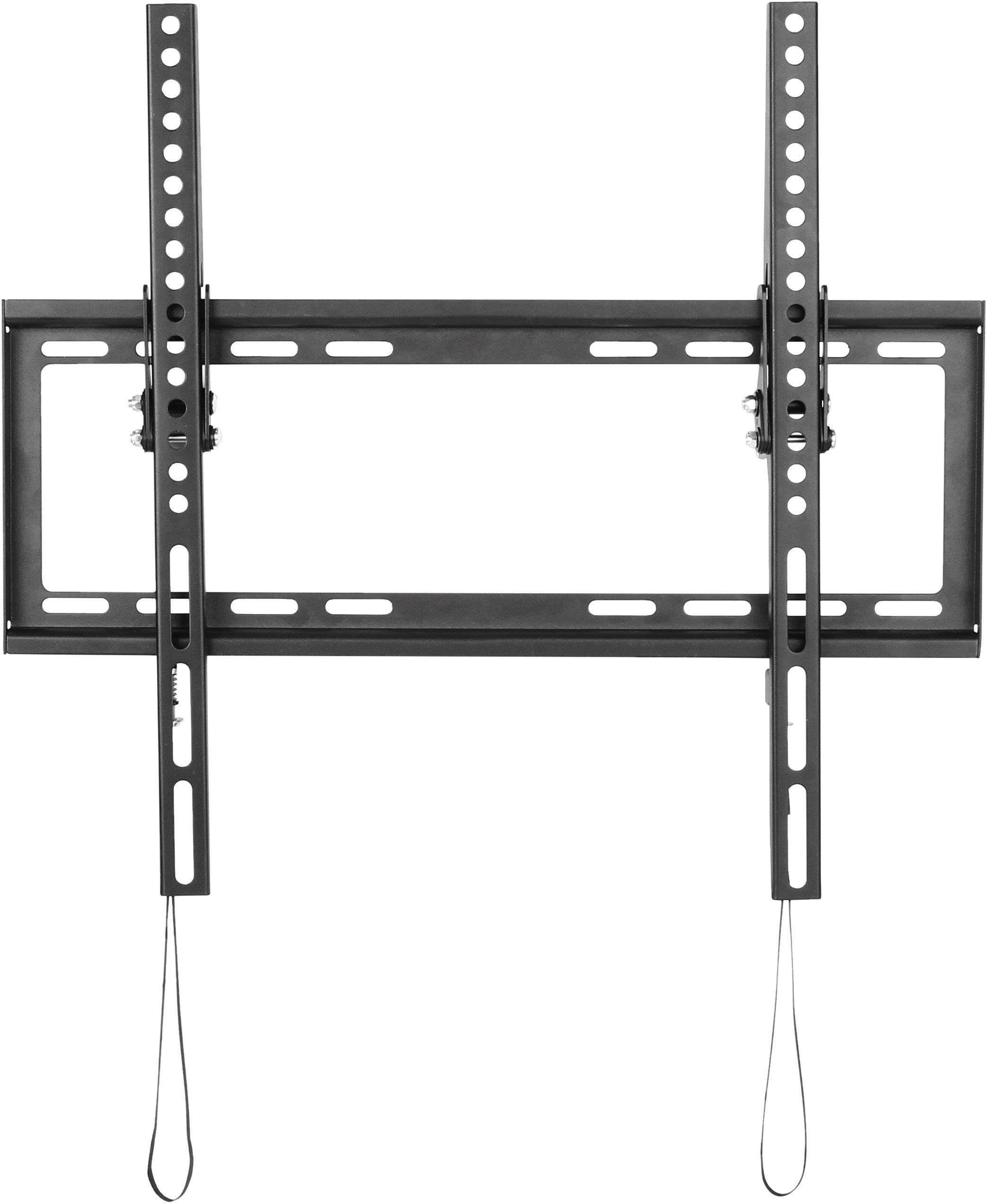 Schwaiger TV-Wandhalterung LWHT5535 513, (bis 75 Zoll, neigbar, bis 35kg, bis 400x400mm, Zugschlaufen zur Entriegelung, schwarz)