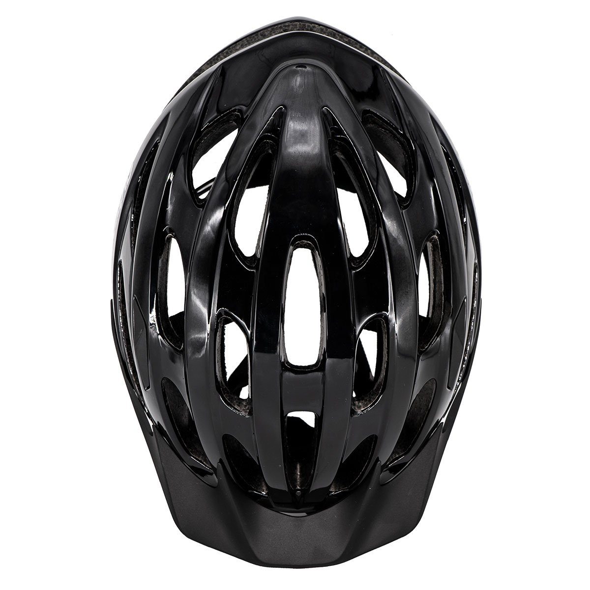 Airtracks Fahrradhelm Fahrradhelm Star S/M (53-58cm), L/XL (58-63cm), K-60 für Herren und Damen - EPS-Körper + IN MOULD / Neon Weiß Schwarz