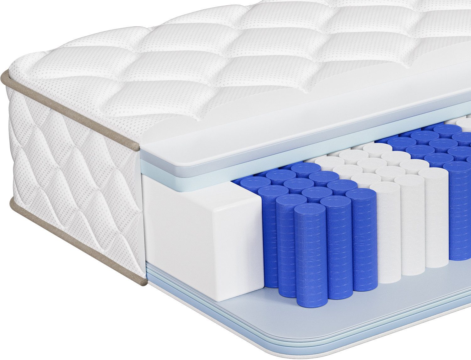 Taschenfederkernmatratze Matratze 7-Zonen Federkernmatratze H3 orthopädische matratze, Adormii, 22 cm hoch, (Federkernmatratze mit Spannbettlaken, 10-Sichten Atmungaktive Material EU-Qualitätszertifizierung), Matratze 90x200 cm oder 140x200 cm, für Kinder und Erwachsene