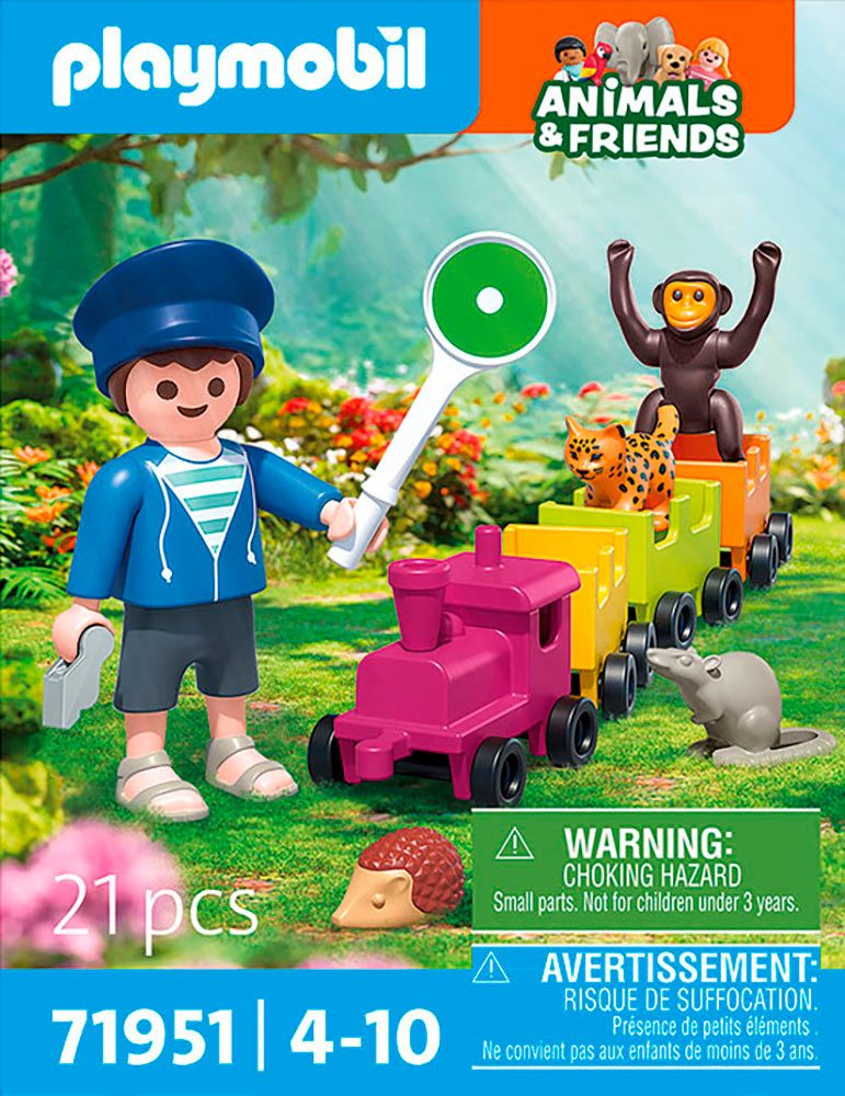 Playmobil® Kleine Lokausfahrt (71951), Animals & Friends Konstruktions-Spielset, (21 St), Made in Europe – Bild 4 von 5