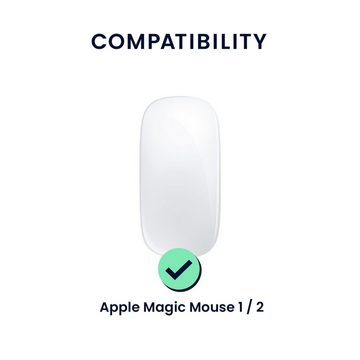 kwmobile Backcover Silikon Schutzhülle für Apple Magic Mouse 1 / 2, PC Maus Cover Hülle aus softem Silikon - Schwarz