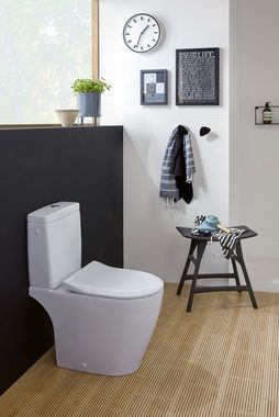 Villeroy & Boch WC-Sitz Avento, Mit Absenkautomatik und QuickRelease 374 x 439 x 48 mm - Weiß Alpin