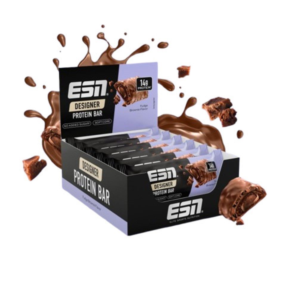 ESN ESN Designer Bar 12 x 45g Protein Riegel Riegel, Hoher Proteingehalt: 14 g Protein pro Riegel