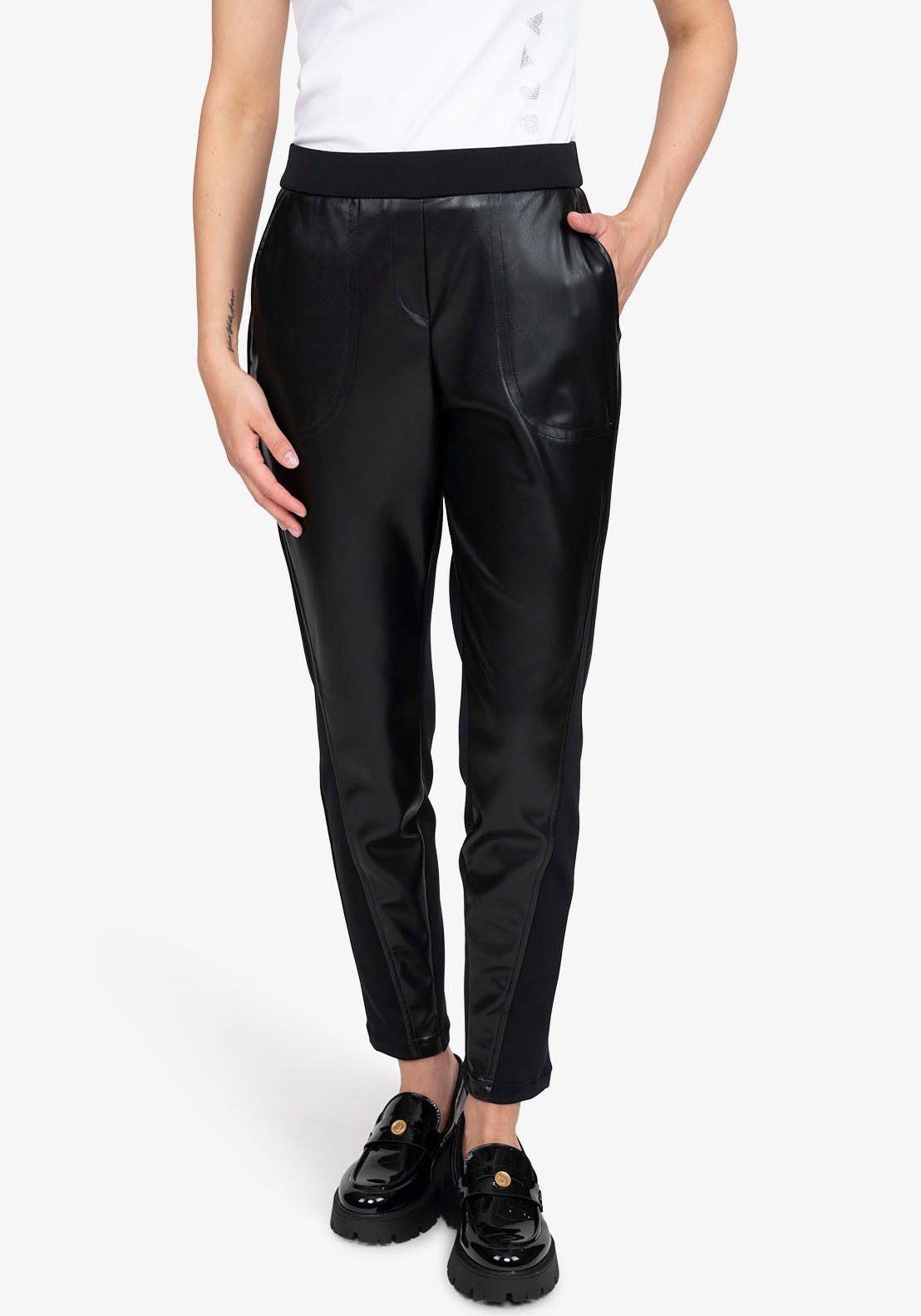 Sportalm Kitzbühel Lederimitathose Regular fit günstig online kaufen