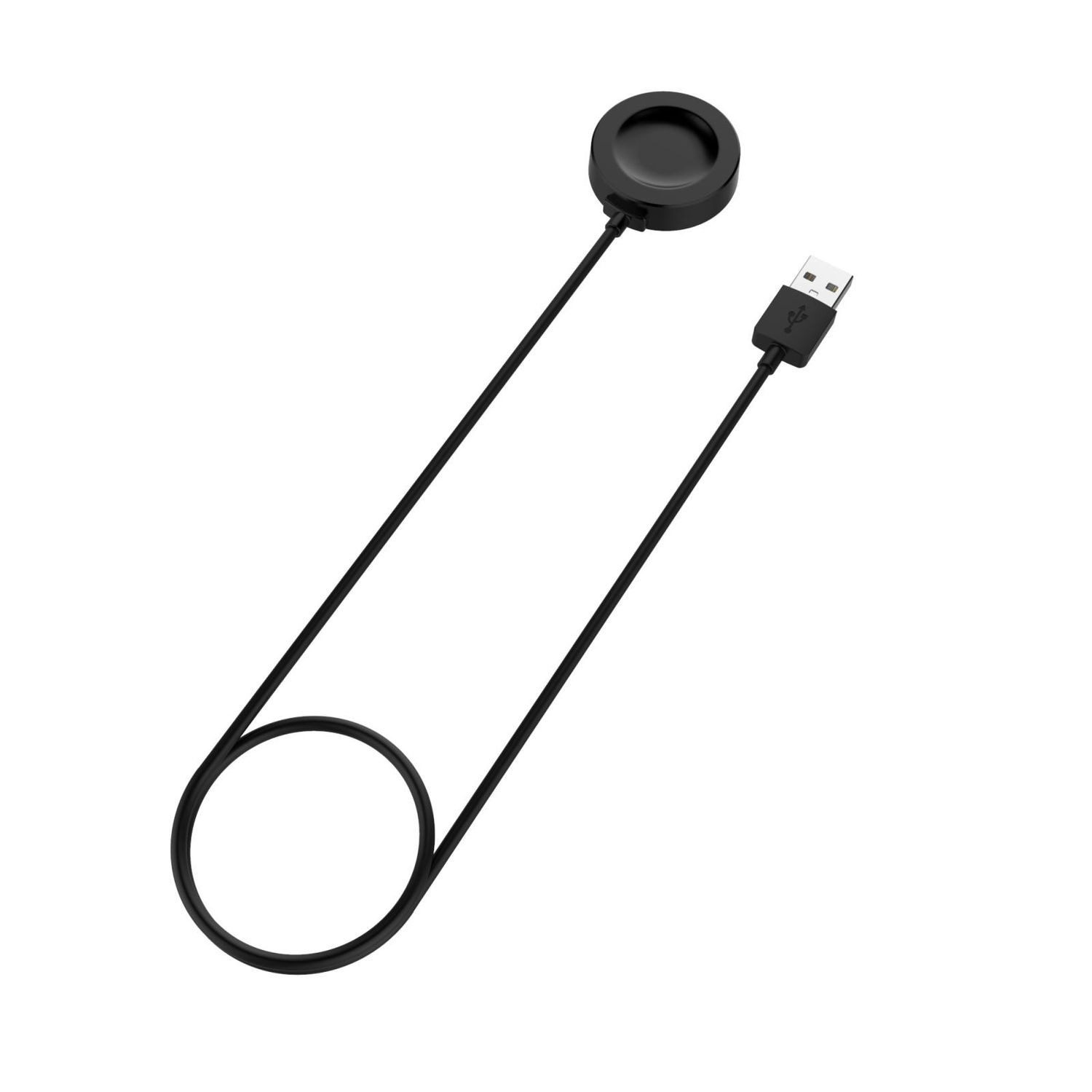Wigento Für Huawei Watch D2 USB Integriertes Watch Ladekabel 1 Meter Schwarz Stromadapter