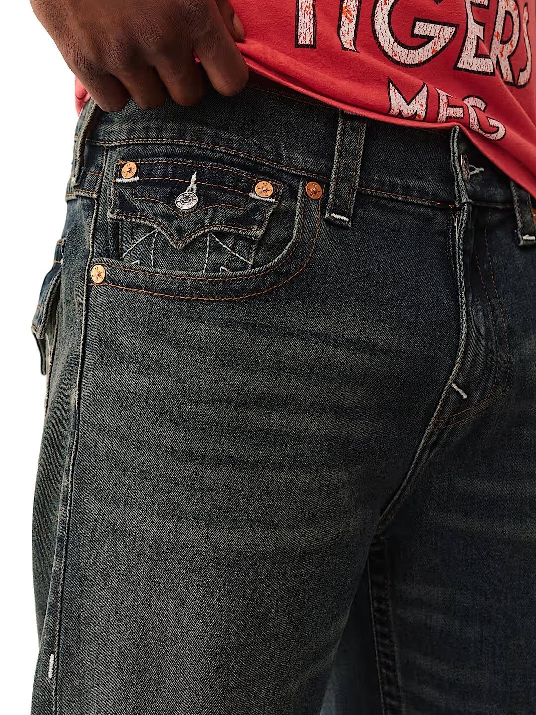 True Religion Bootcut-Jeans Jeans True Religion Bobby greenland dark
