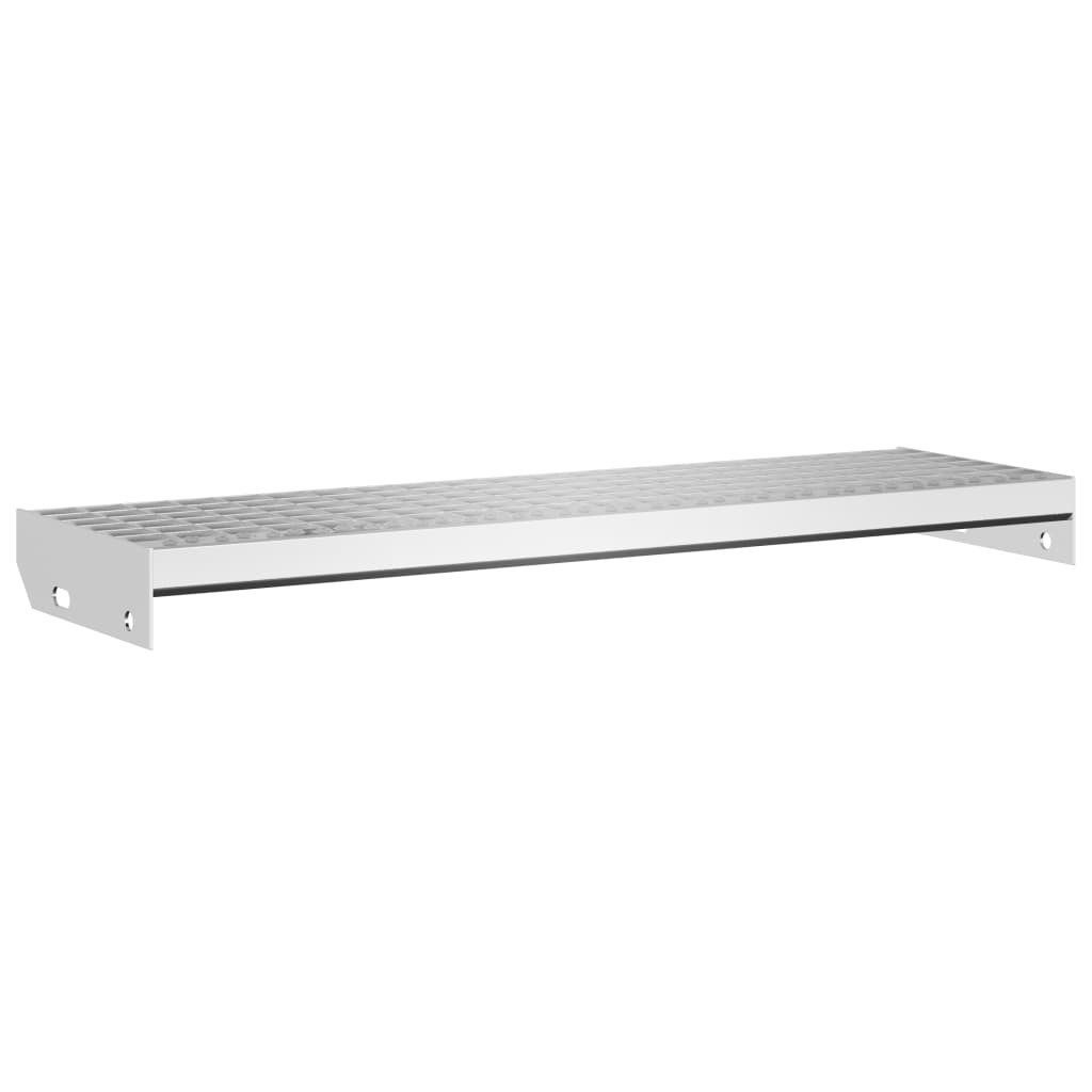 vidaXL Stufenmatte, Gitterroststufe 80x24x7 cm Verzinkter günstig online kaufen