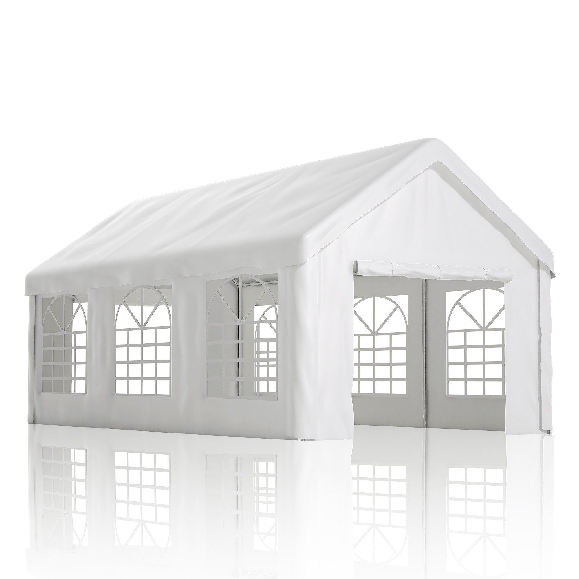 GIHAUVIA Pavillon Partyzelt Pavillons Partyzelte Festzelt 3×6m Faltpavillon Gartenzelt.