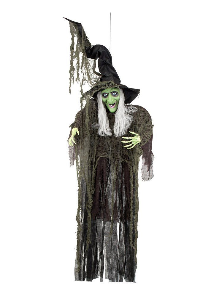 Boland Dekoobjekt Hexe Hängedekoration 190cm - Halloween Deko, Halloween Deko