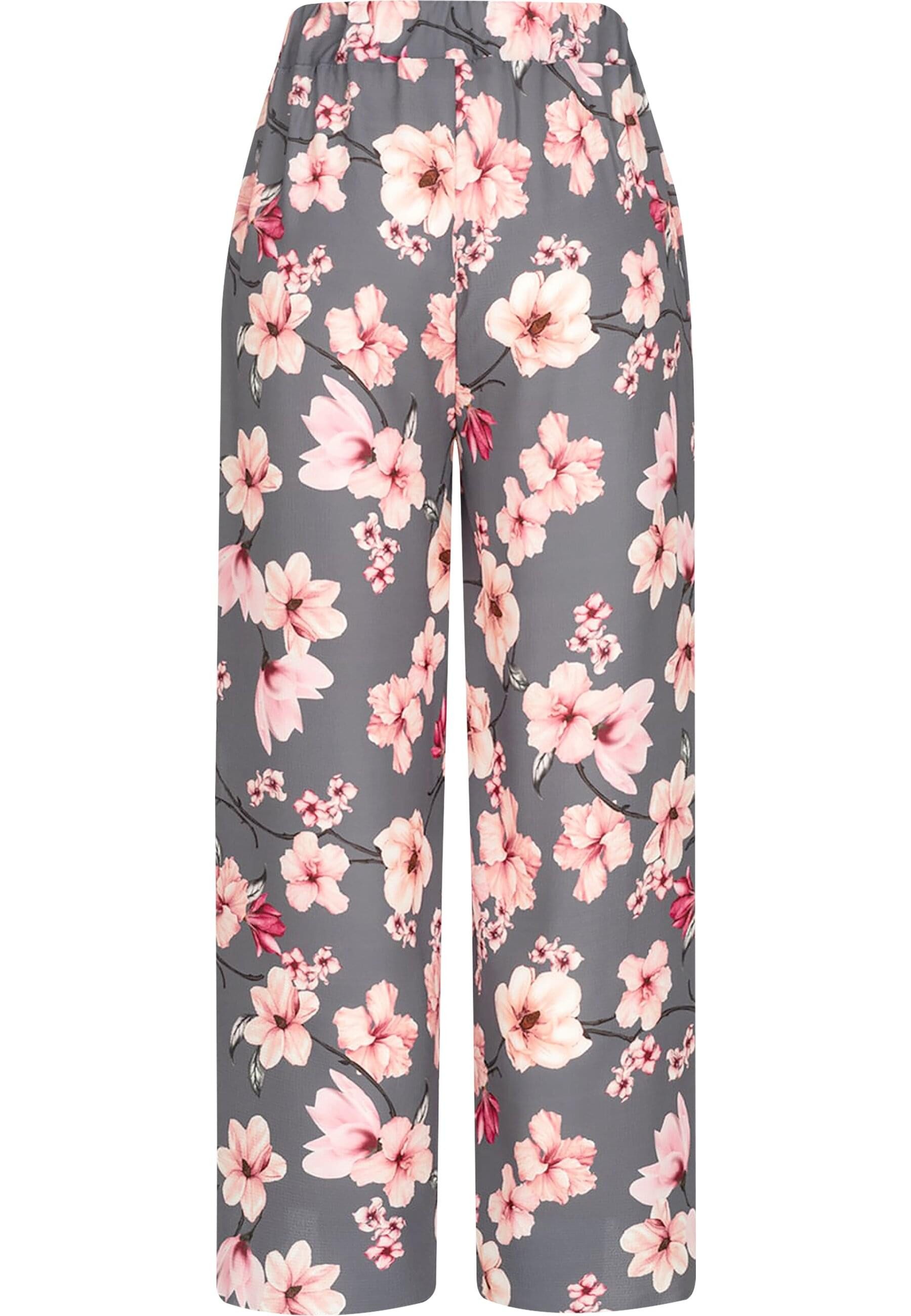 CLOUD 5IVE Stoffhose CLOUD 5IVE High-Waist Sommerhose mit Blumen Print (1-t günstig online kaufen