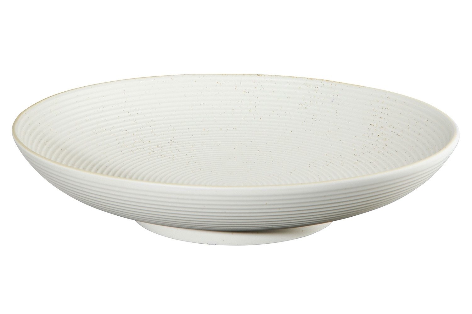 ASA SELECTION Schale JAPANDI HOME, Ø 35 cm, Weiß, Steingut, Steingut, (1-tlg), spülmaschinengeeignet